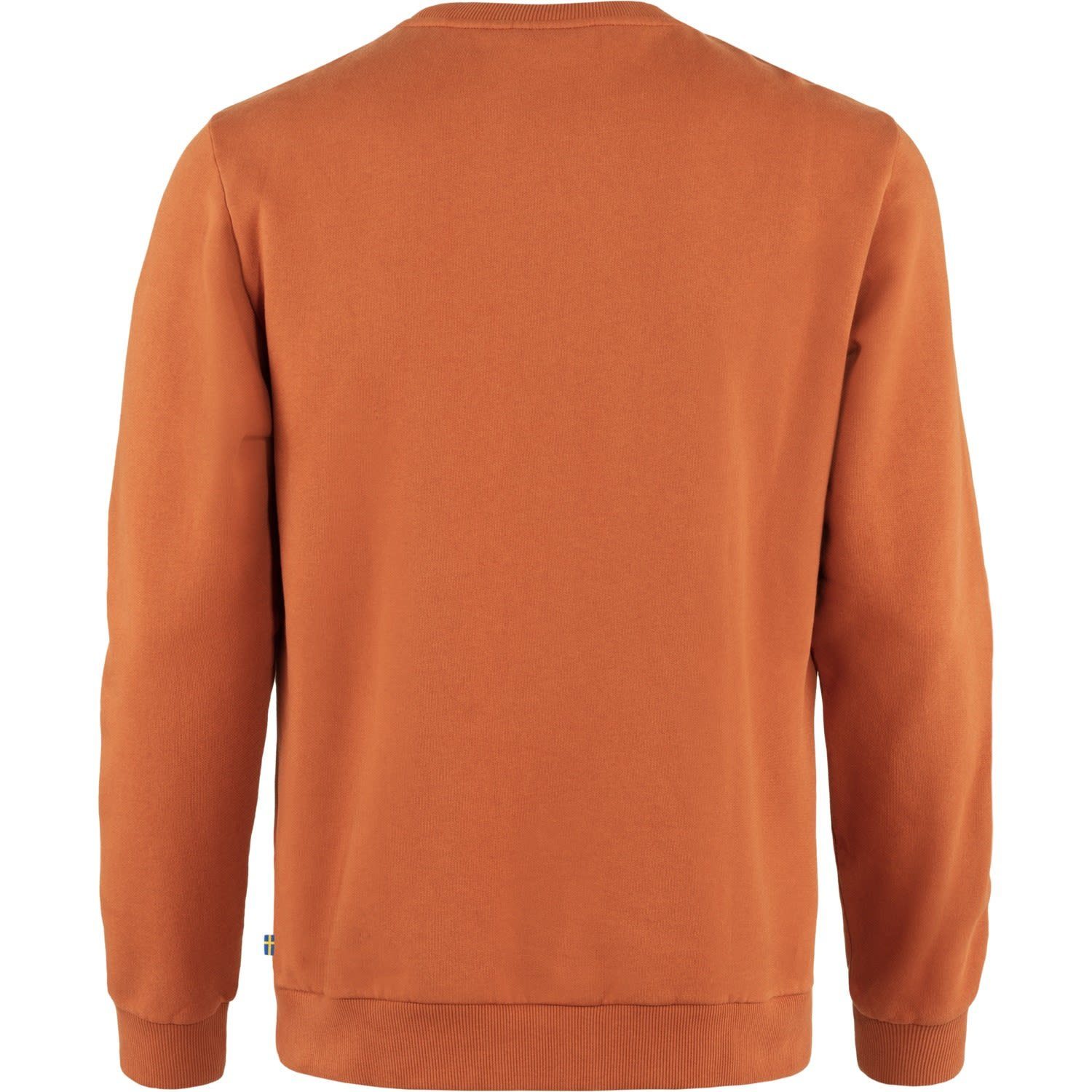 Sweater Terracotta M Logo Fjällräven Fjällräven Sweater Brown Fleecepullover Herren
