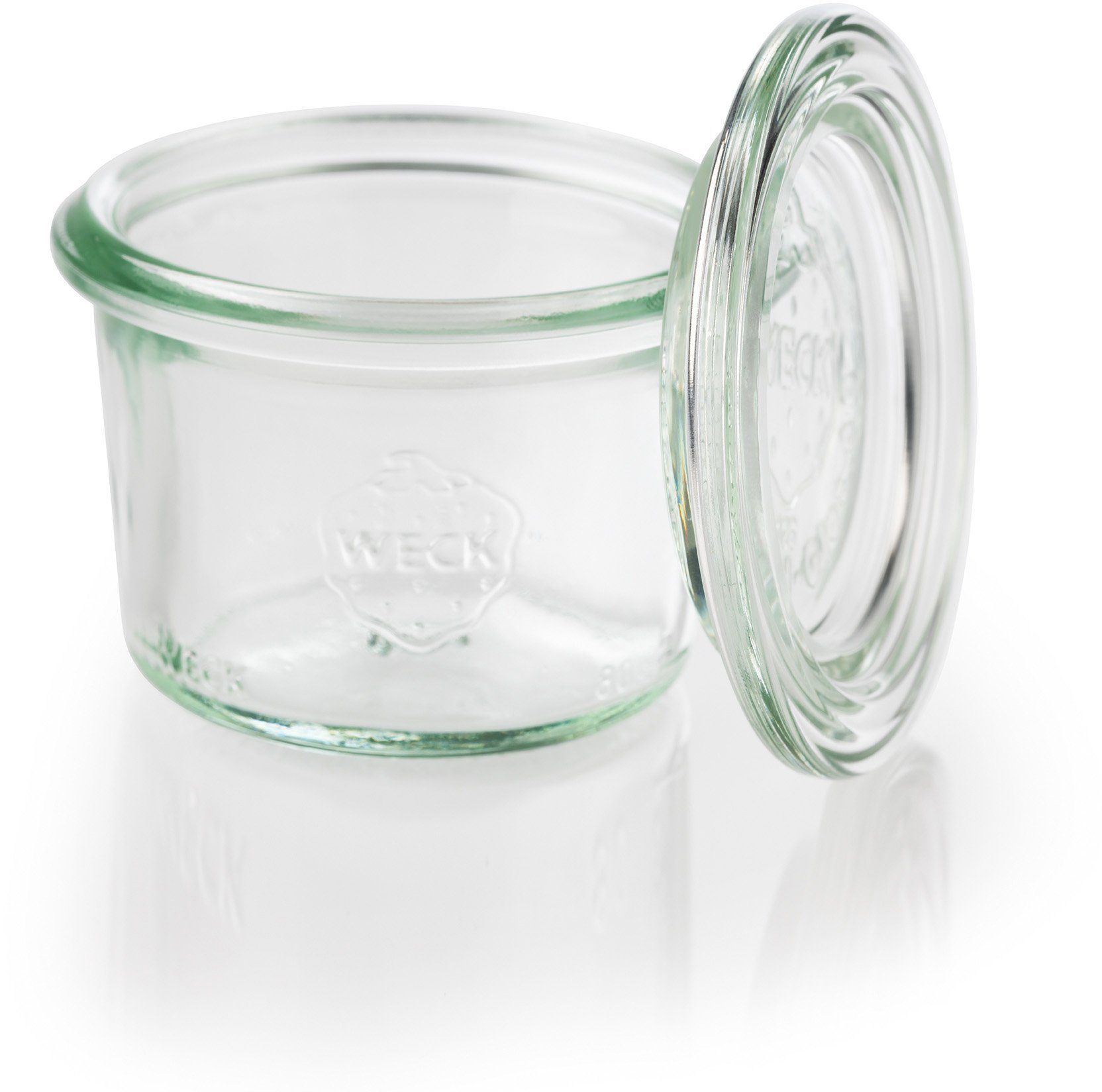 APS Einmachglas Weck, Glas, (Set, vielseitig zum Präsentieren/Bevorraten/Einfrieren, Deko einsetzbar, 12-tlg)