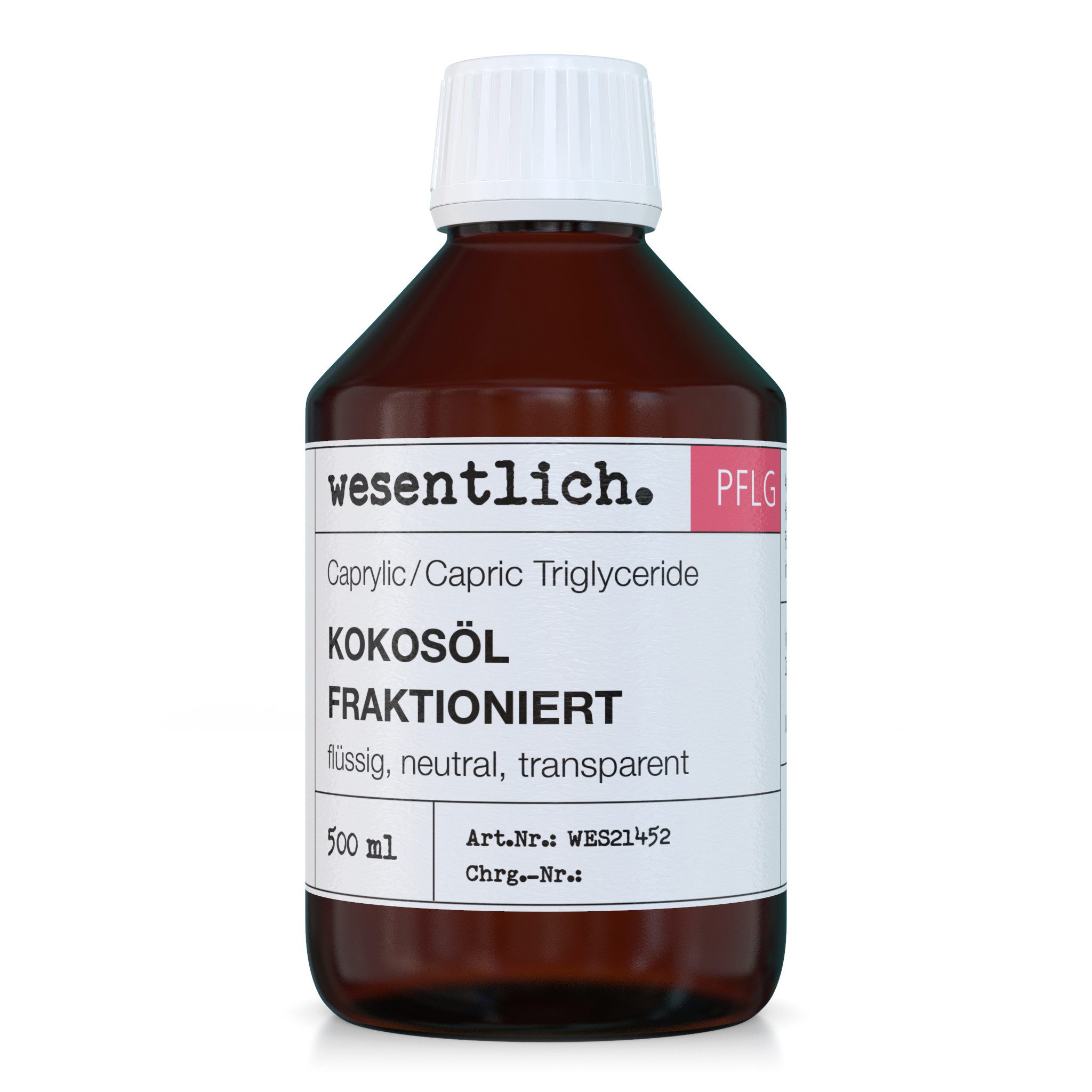 wesentlich. Körperöl Kokosöl fraktioniert 500ml