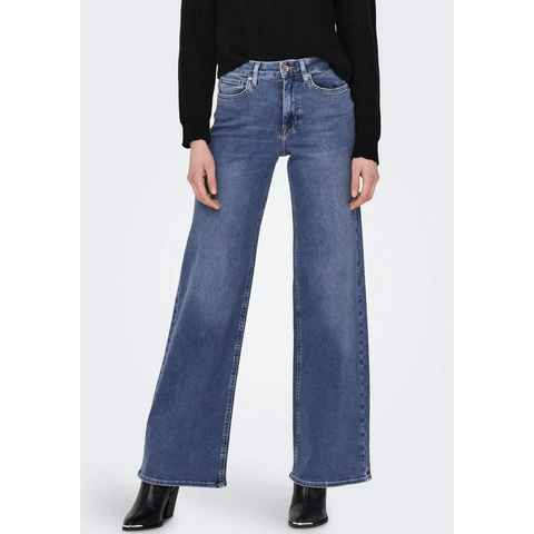 ONLY High-waist-Jeans ONLMADISON BLUSH HW WIDE DNM CRO372 NOOS