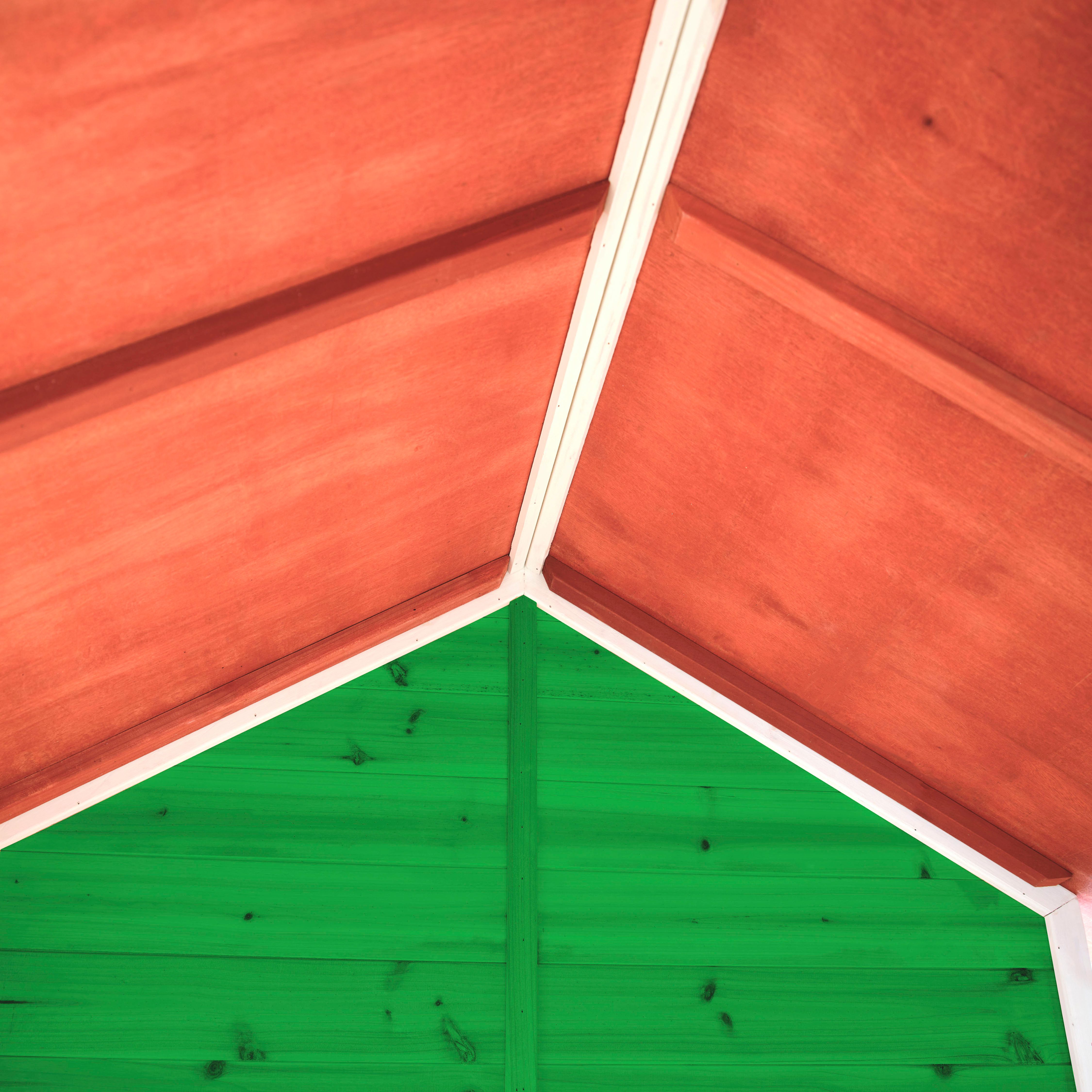 EXIT Spielhaus Loft 300, grün, FSC® - schützt Wald; mit Rutsche