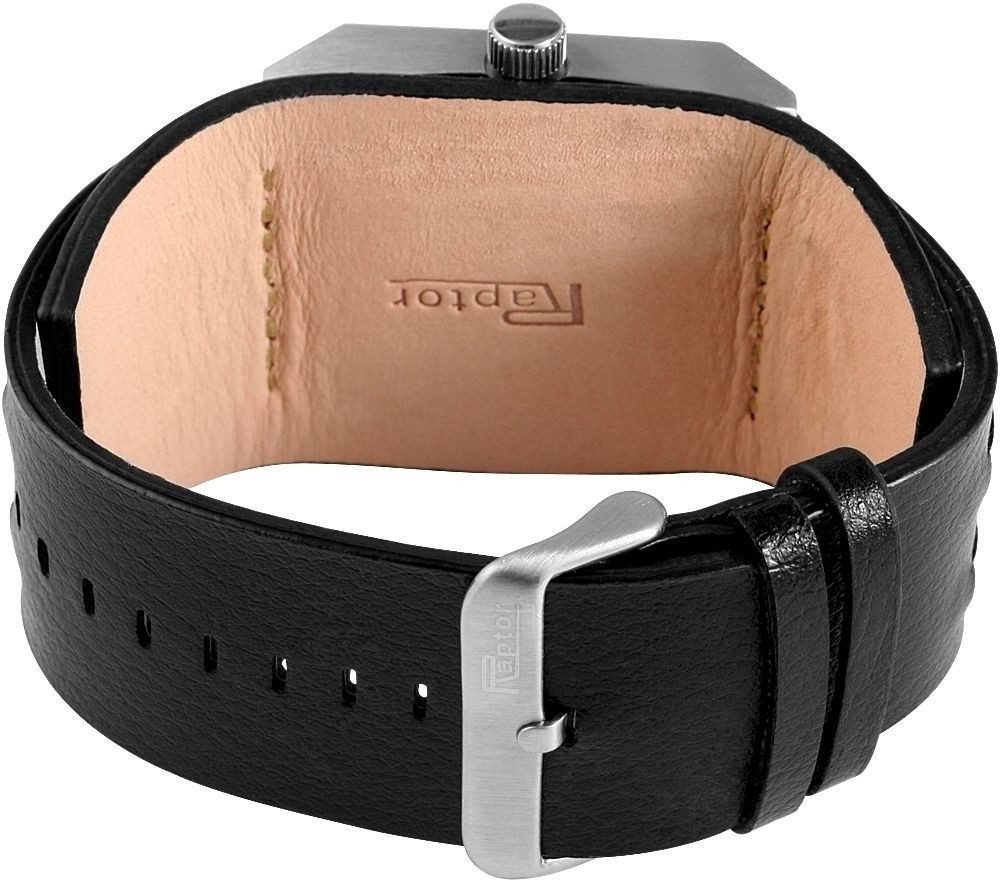 Raptor Quarzuhr Raptor Herrenuhr mit Echtlederarmband