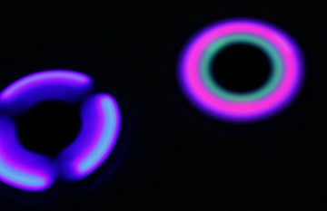 Close Up Fidget Spinner Finger Spinner LED