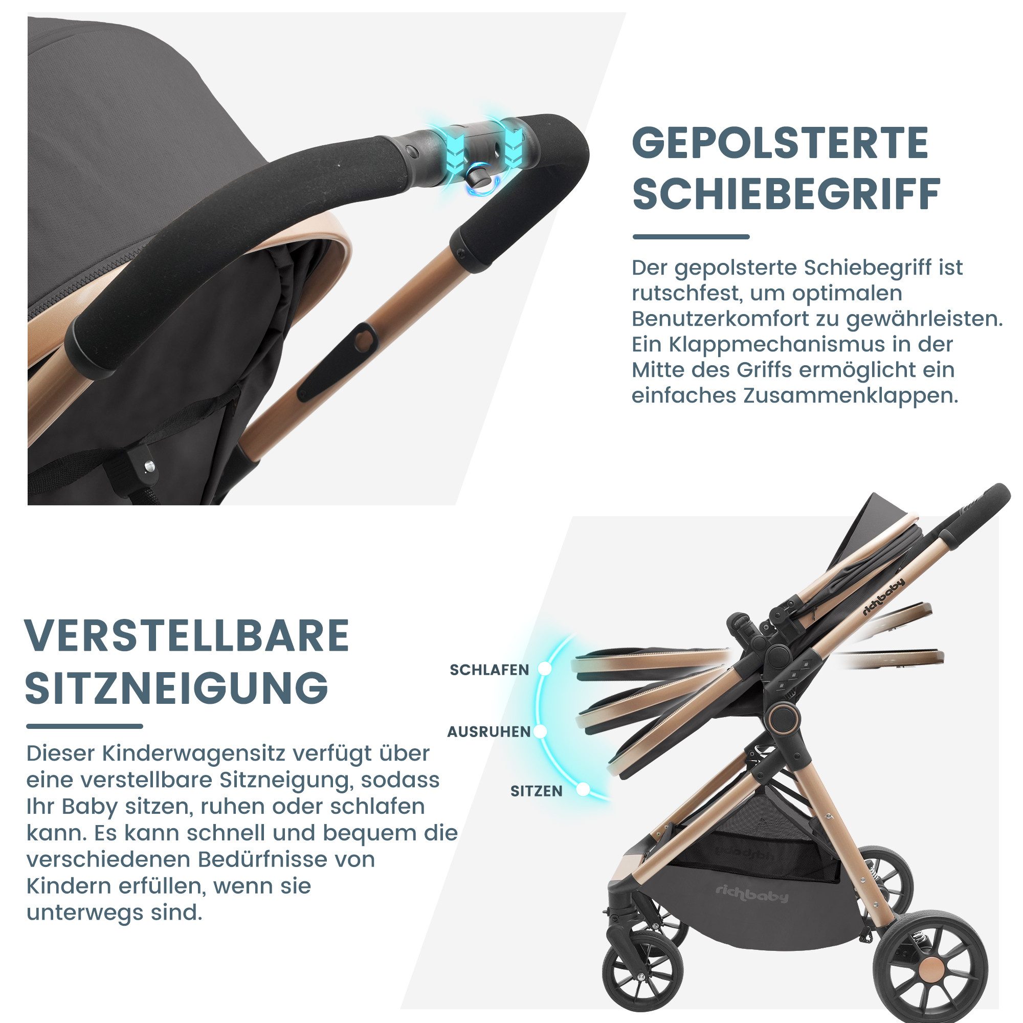Rich Baby 2in1 Kombi - Bild 4