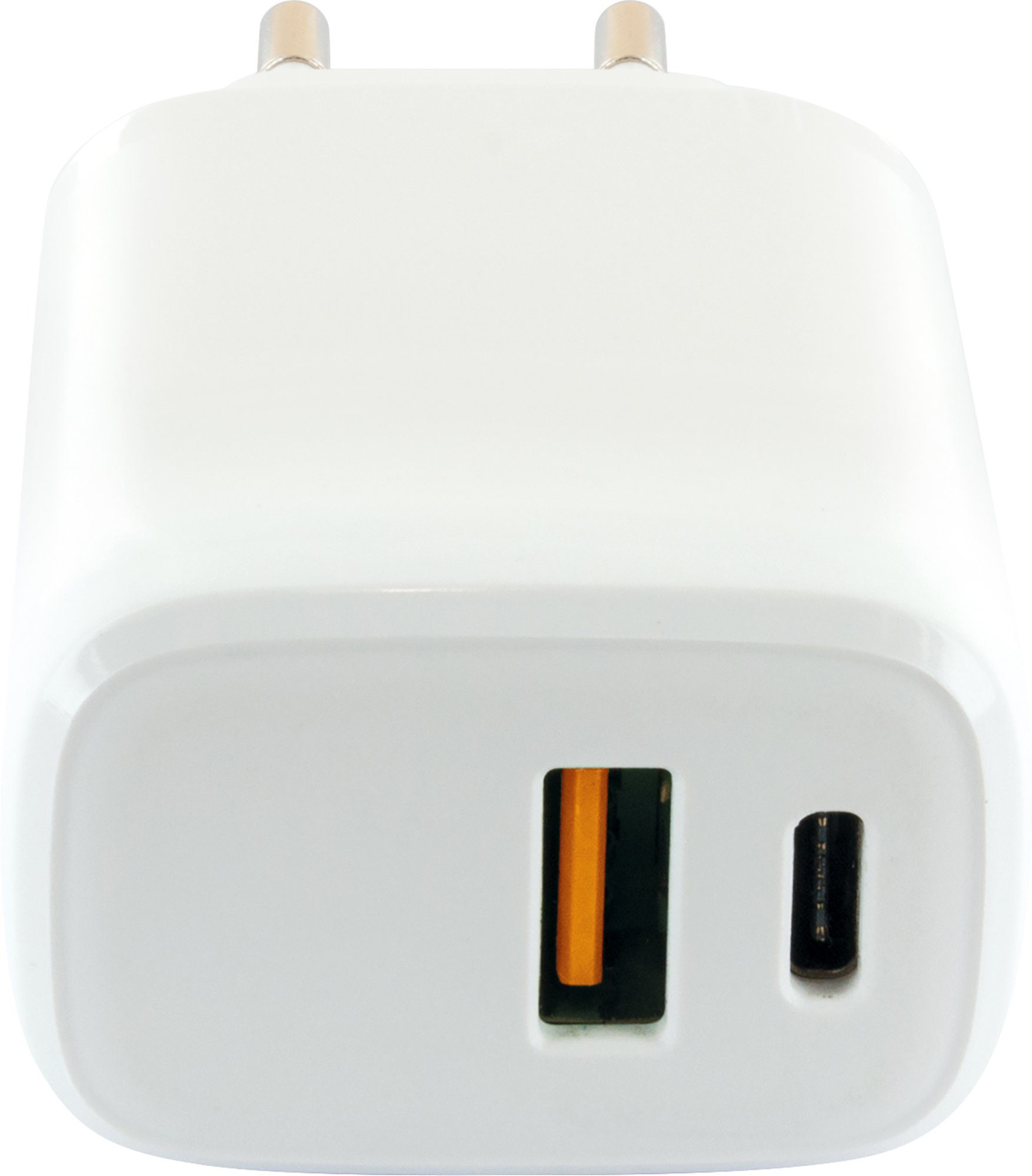 Schwaiger LAD260 512 USB-Adapter Eurostecker zu USB 2.0 A Buchse, USB Typ C Buchse, Schnellladefunktion