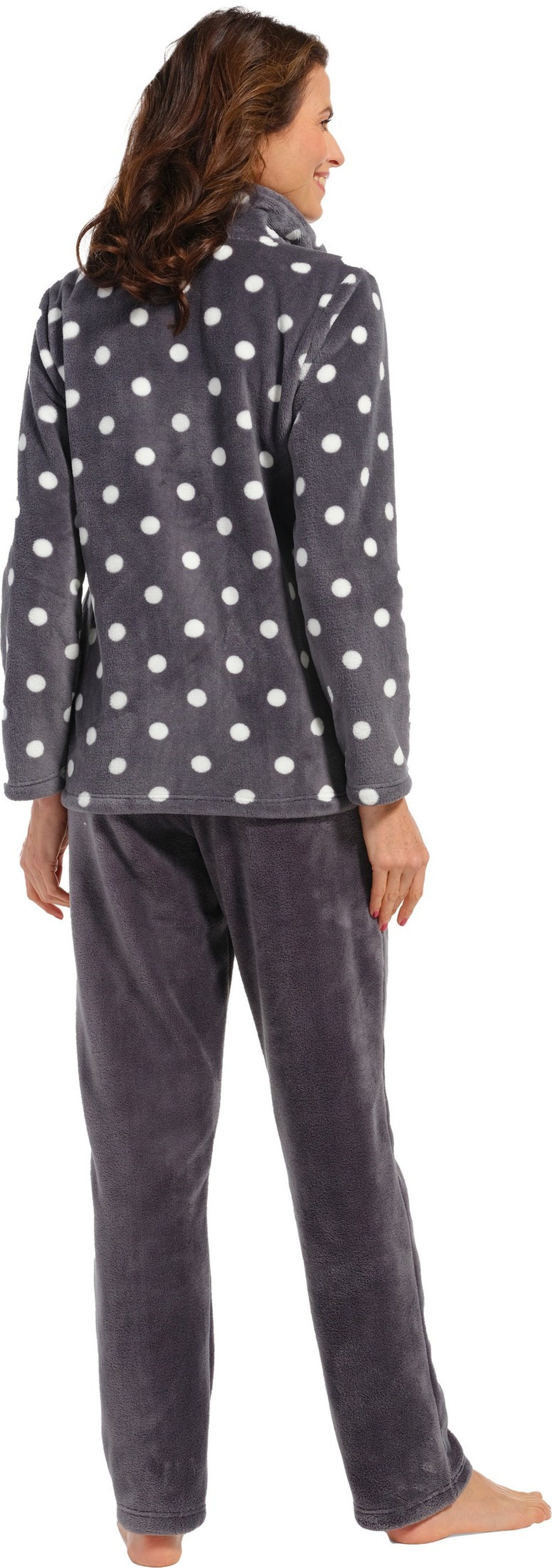 Pastunette Hausanzug Kuscheliger Damen Fleece Hausanzug (2 tlg) Kuschelige Qualität