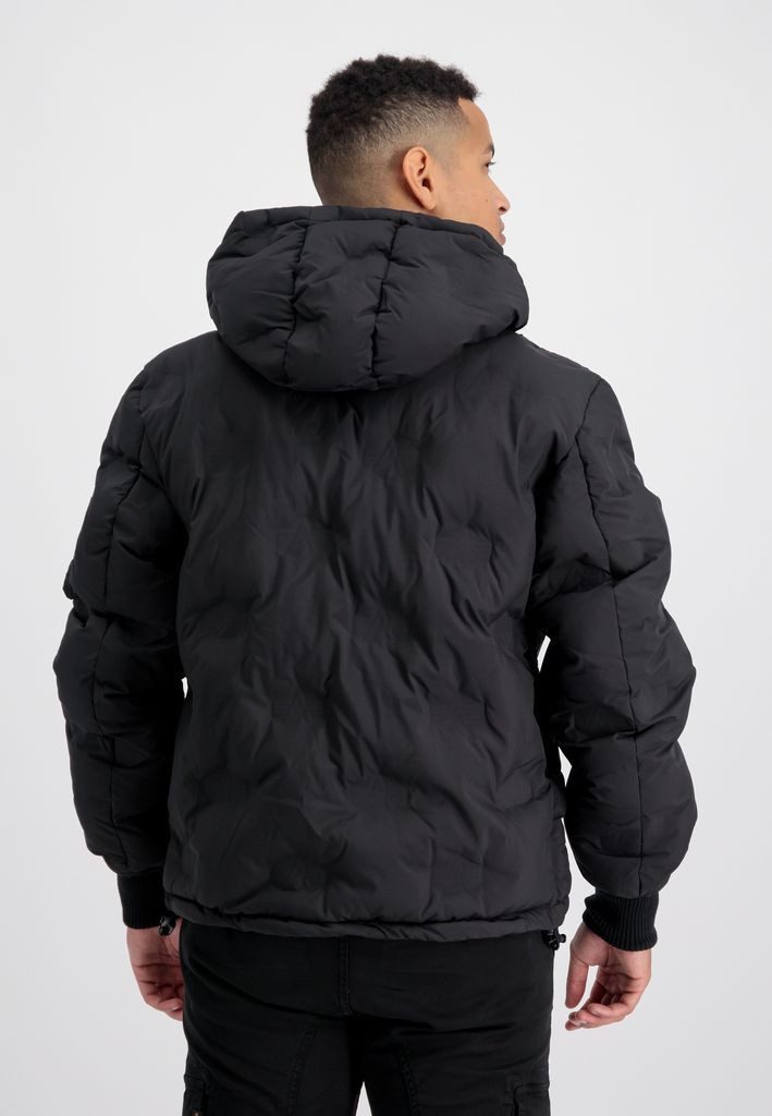 Alpha Industries Winterjacke Hooded Logo Puffer