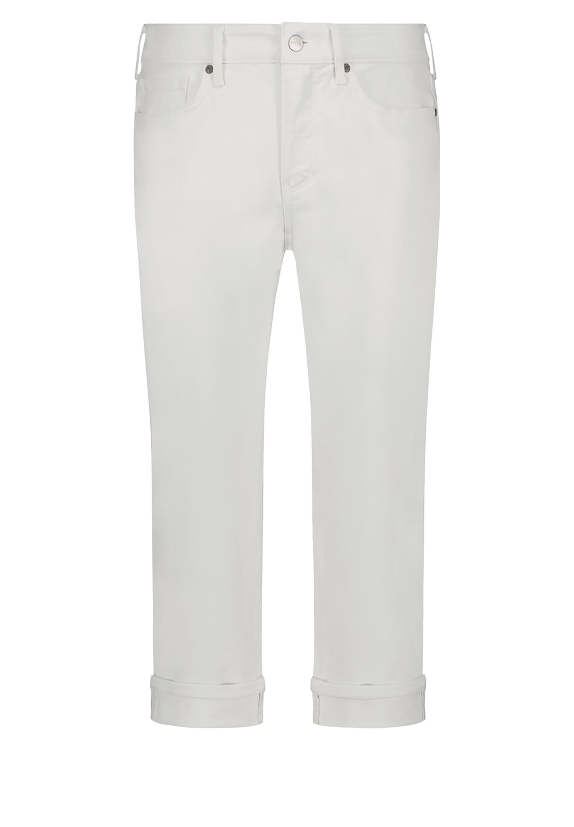 NYDJ Caprihose Marilyn Crop Cuff Reiß- und Knopfverschluss, Lift-Technologie