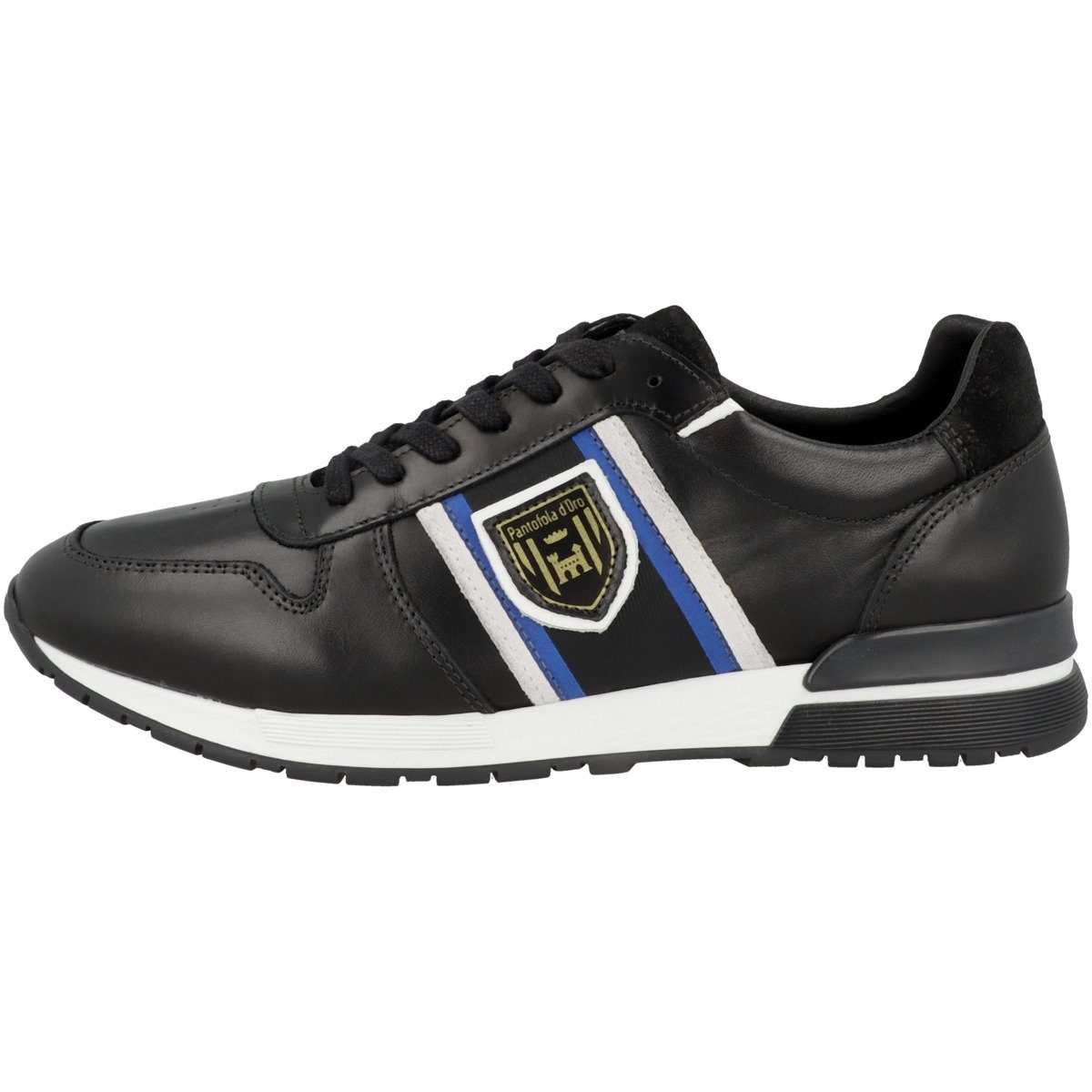 Pantofola Low d´Oro Sangano schwarz Sneaker Herren Uomo