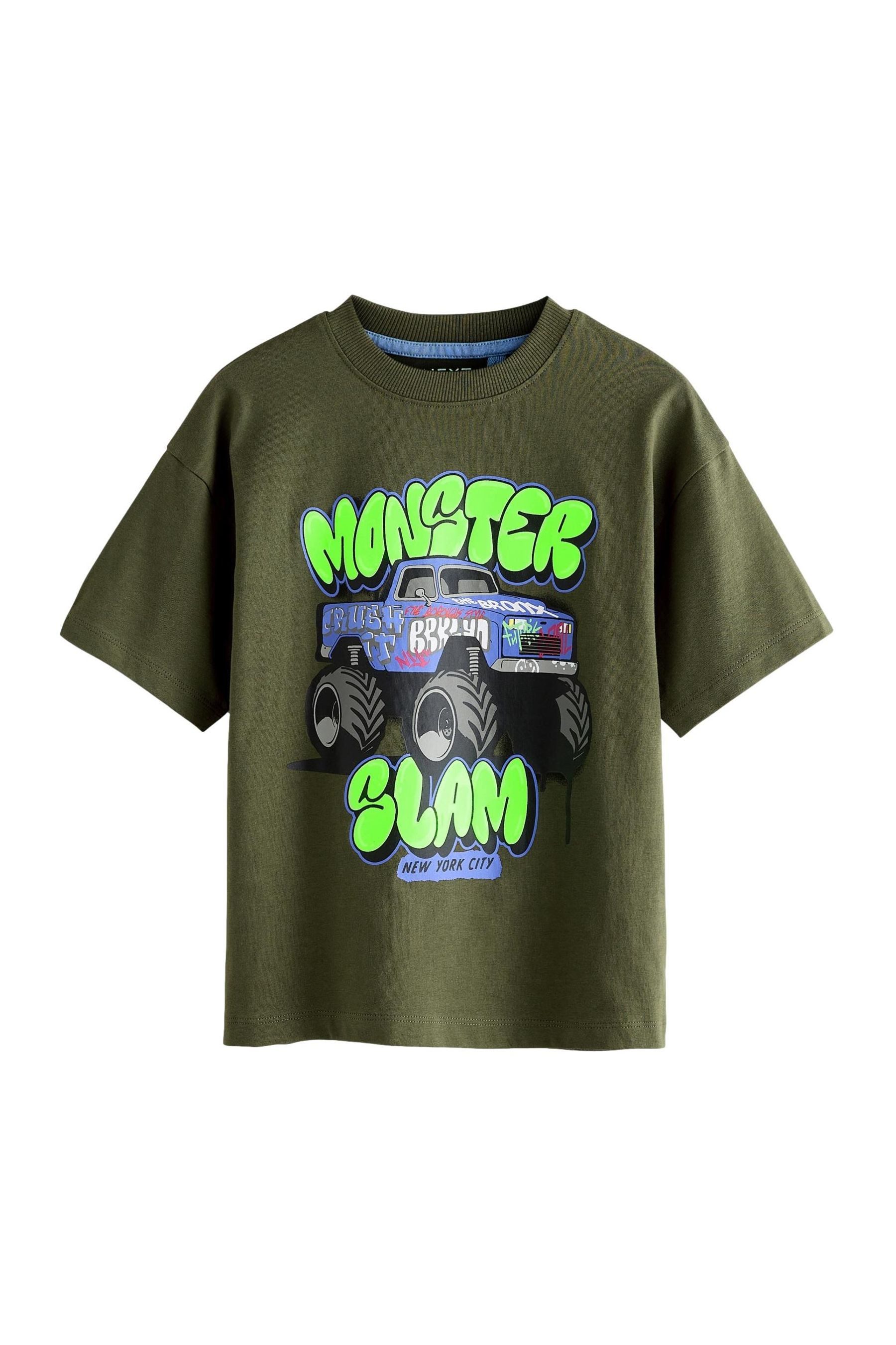 Next Print-Shirt Relaxed Fit Kurzarm-T-Shirt mit günstig online kaufen