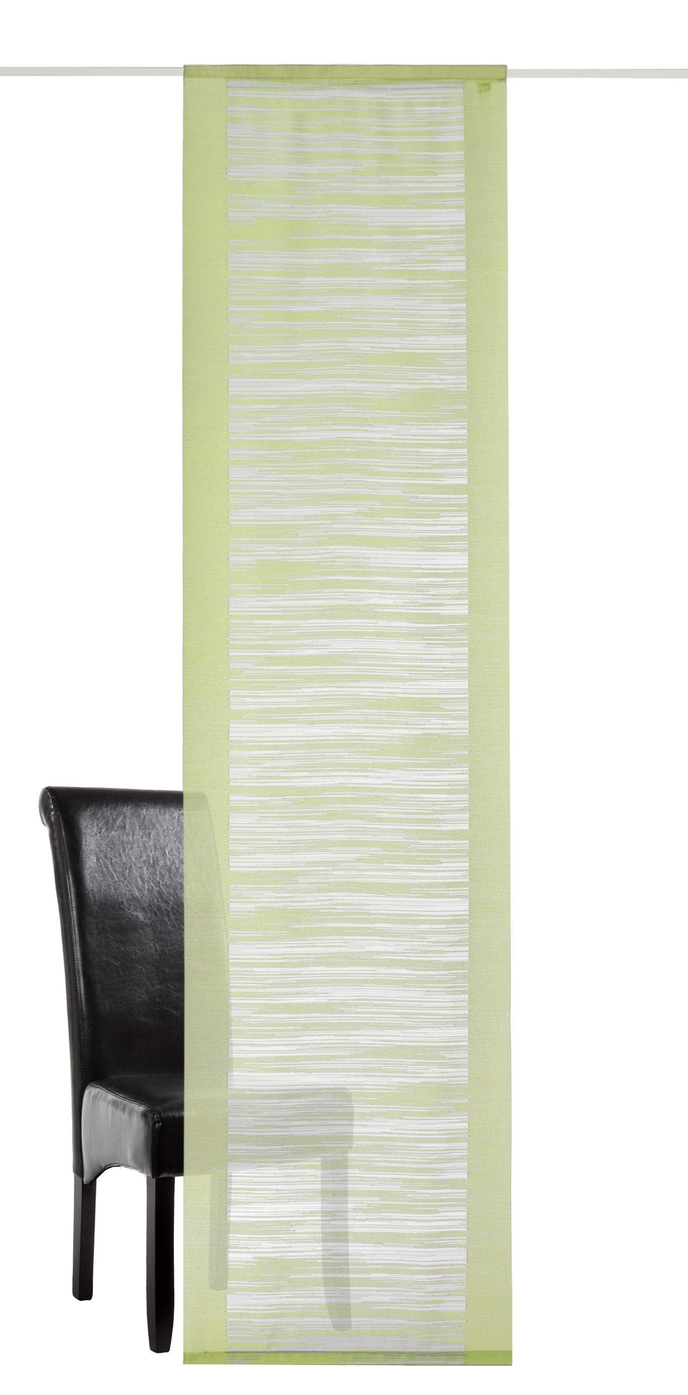 Neutex for you! Schiebegardine Padova (1 St), Klettband, halbtransparent, Scherli, inkl. Befestigungszubehör, Breite: 57 cm – Bild 3 von 5