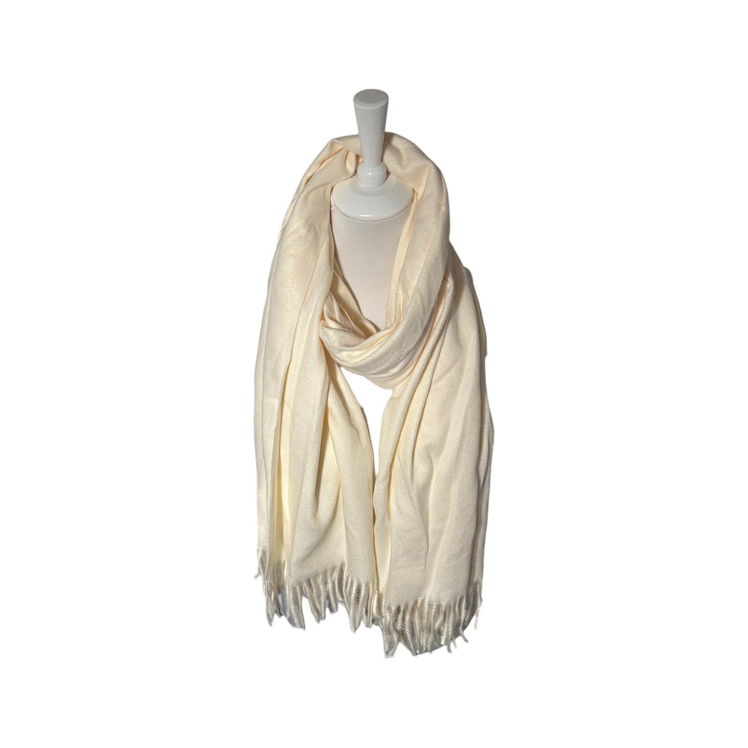 Schal Winter Damen Fransenschal