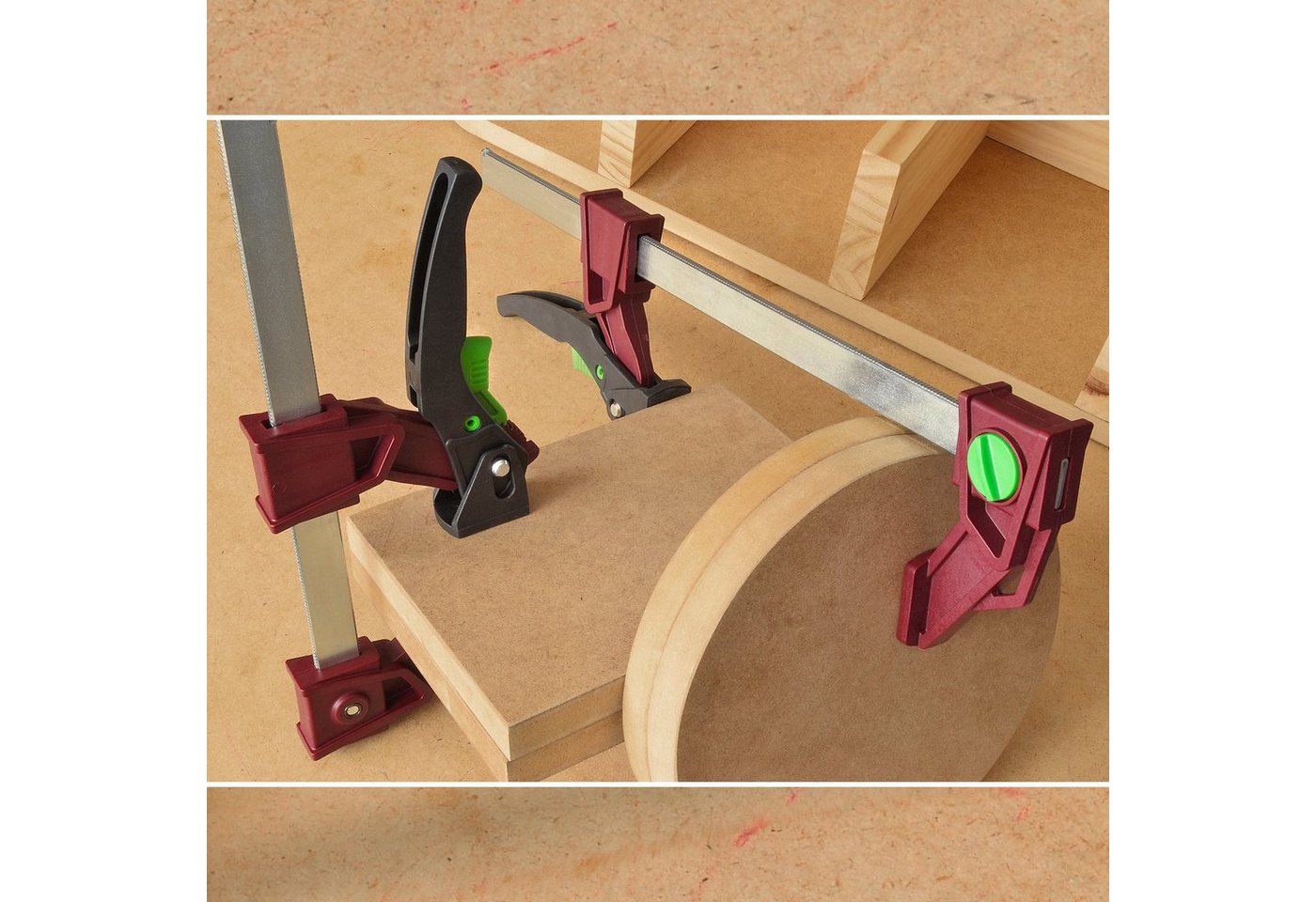 Thumbnail - Piher Klemmzwinge Piher Light Pal 120 kg Zwinge 16 cm, (Klemmzwinge, 1 Stück), Spannklemme