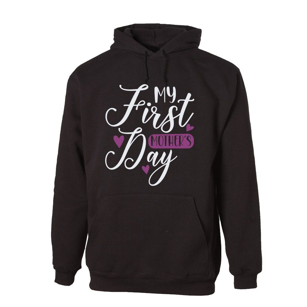 G-graphics Hoodie My first Mothers Day mit trendigem Frontprint, Aufdruck auf der Vorderseite, Spruch/Sprüche/Print/Motiv, für jung & alt