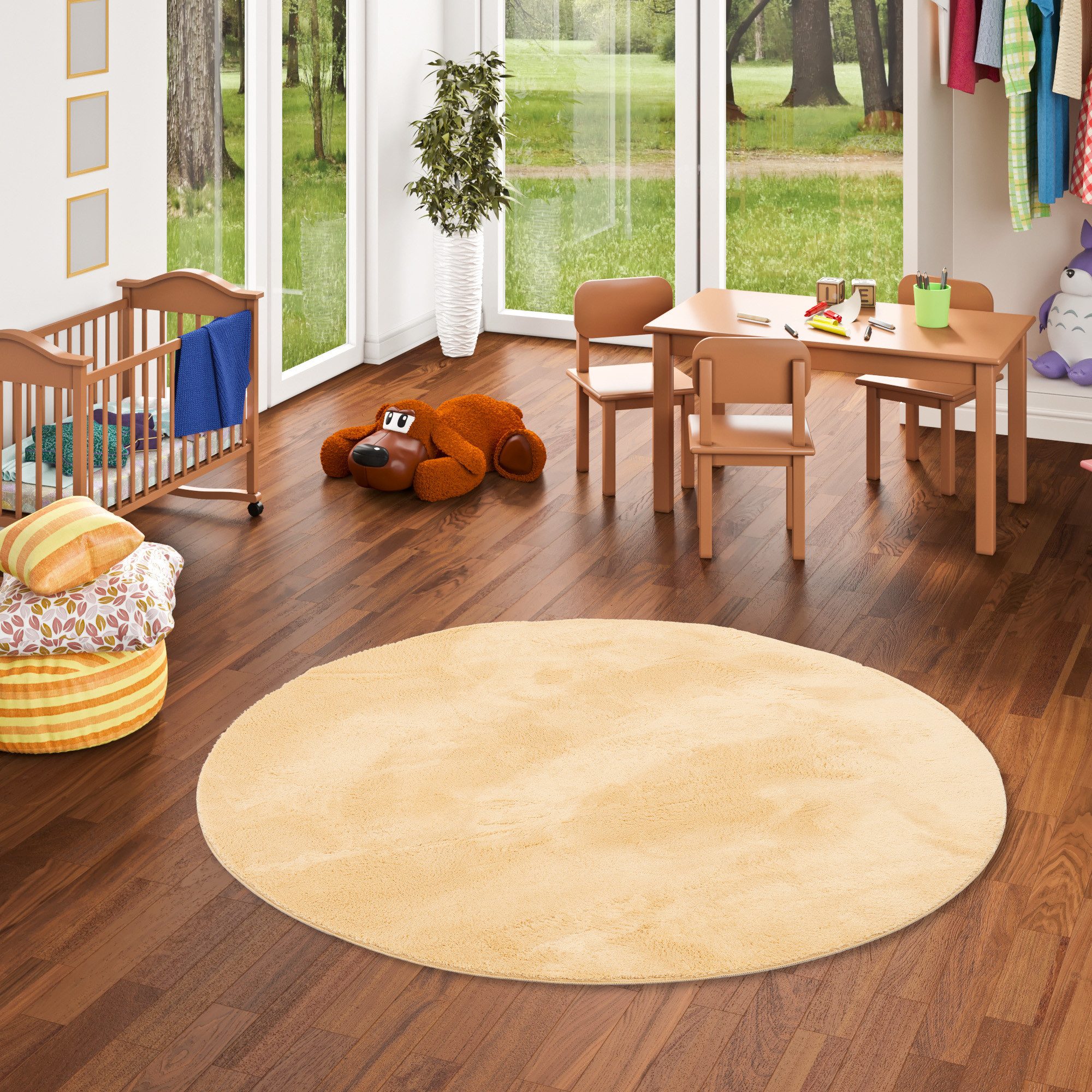 Pergamon Kinderteppich Kinder Super Soft Fellteppich günstig online kaufen