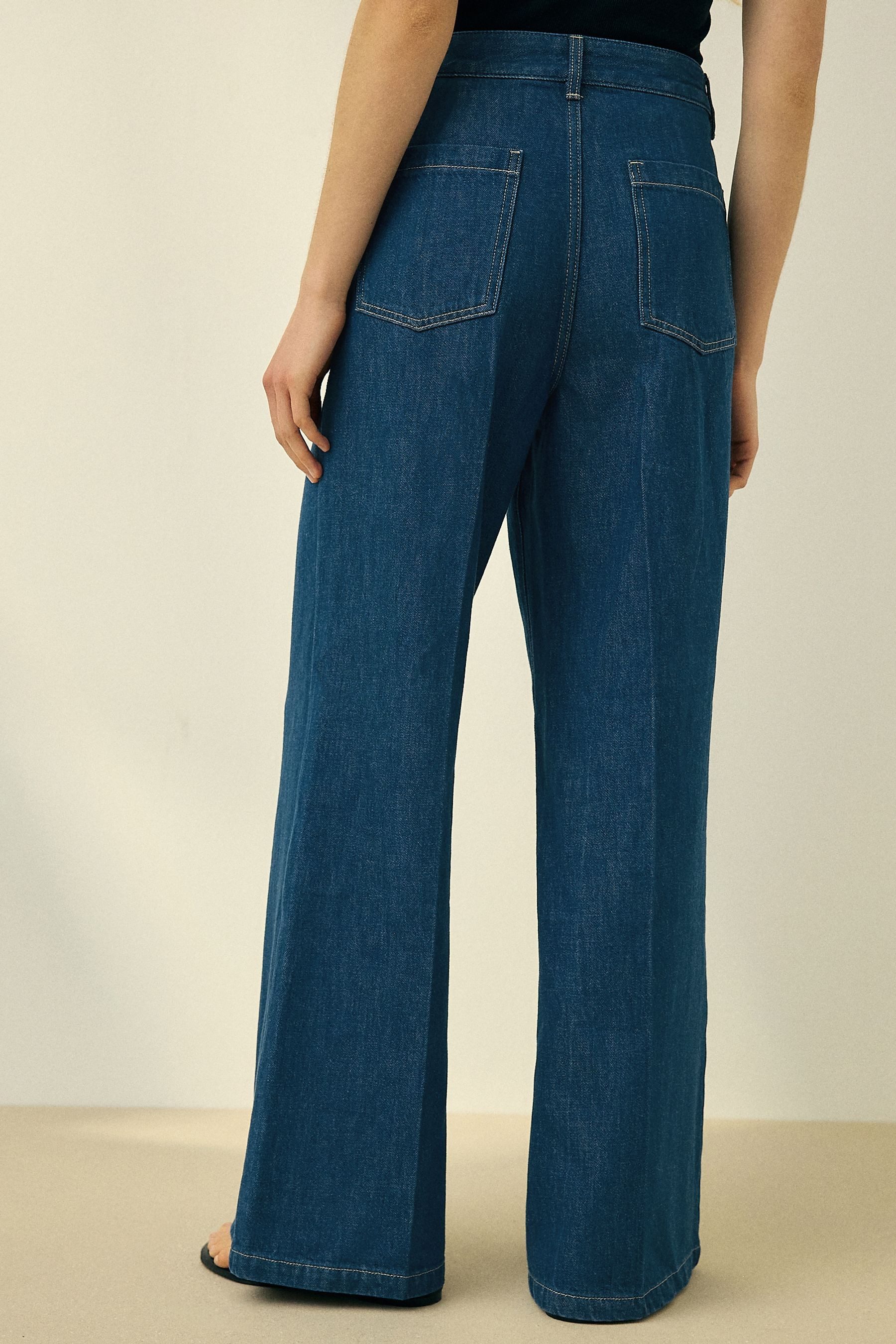 Next Schlagjeans N. Premium Tailored Fit Schlagjeans, weites Bein (1-tlg)