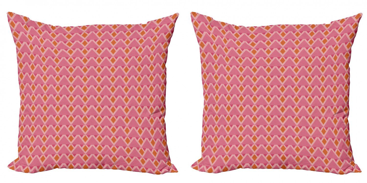 Accent und geometrisch Abakuhaus Digitaldruck, Rauten Stück), (2 Dreiecke Doppelseitiger Kissenbezüge Modern