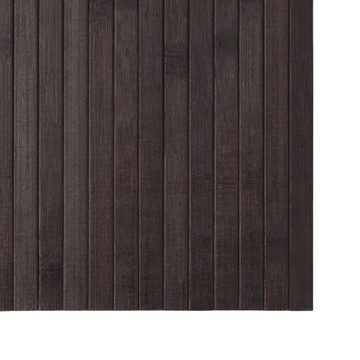 Teppich Teppich Rechteckig Dunkelbraun 70x200 cm Bambus, vidaXL, Rechteckig