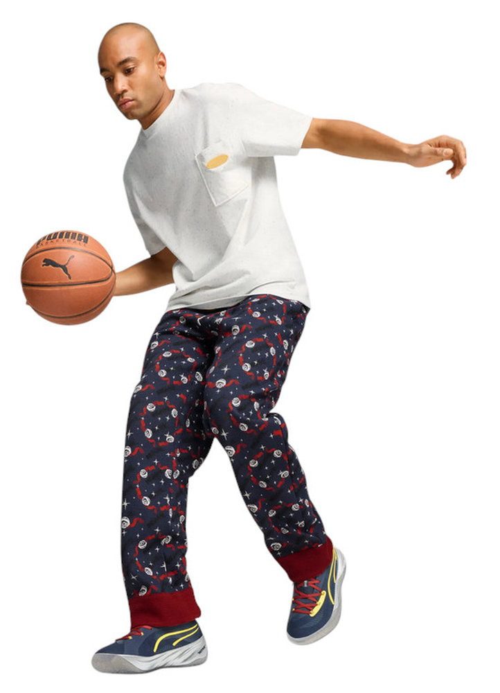 PUMA Hallen-Indoorschuhe All-Pro Nitro Polar Express (Basketball) navyblau Badmintonschuh