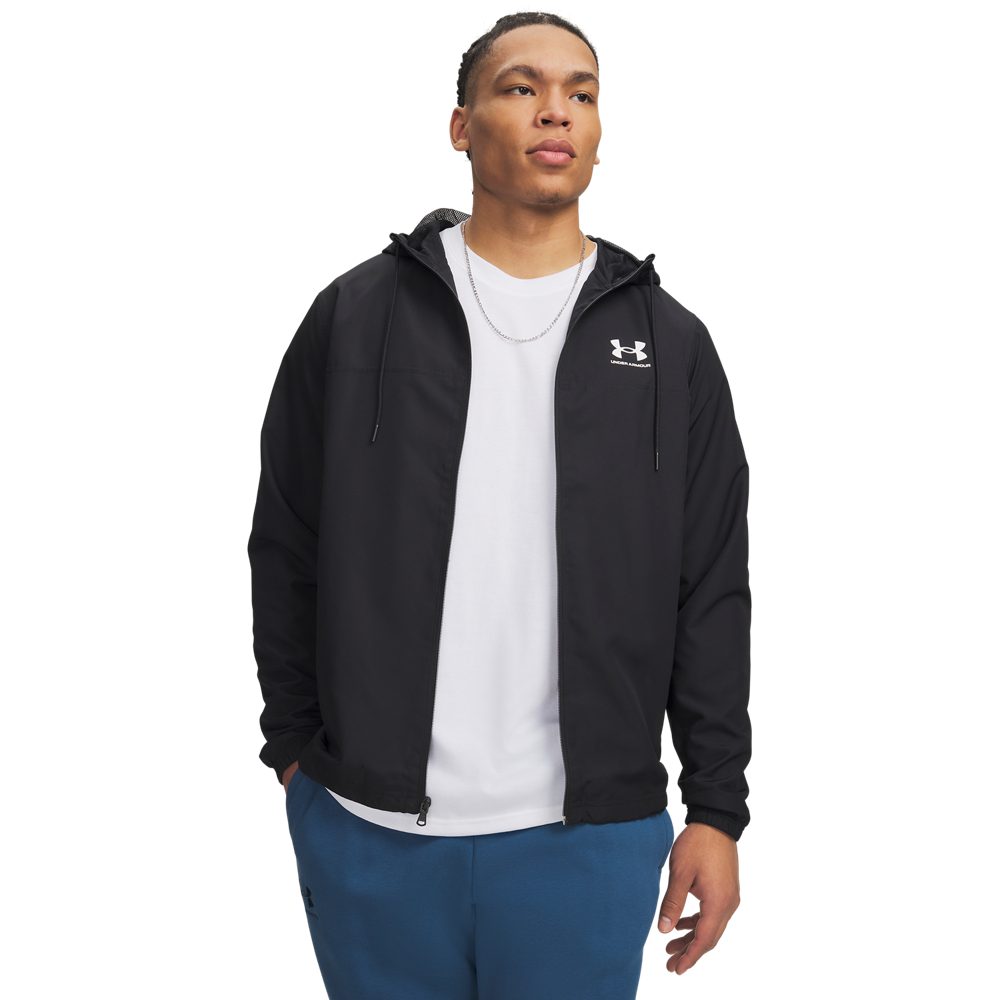 Under Armour® Windbreaker UA RIVAL WVN WINDBREAKER windabweisend, aus Polyester, mit Reißverschluss, normale Länge