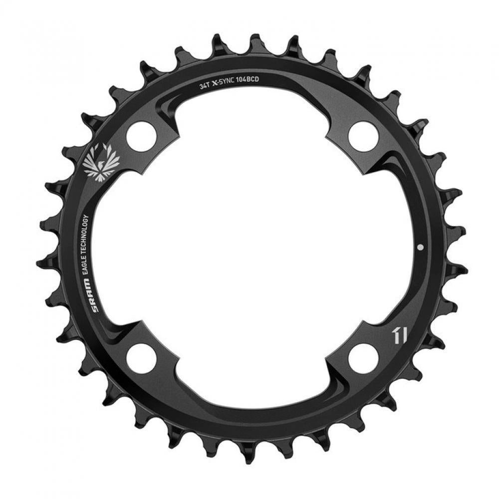 SRAM Kettenschaltung SRAM Kettenblatt X-Sync Eagle 32T / 0 mm / Aluminium / schwarz - 0 mm