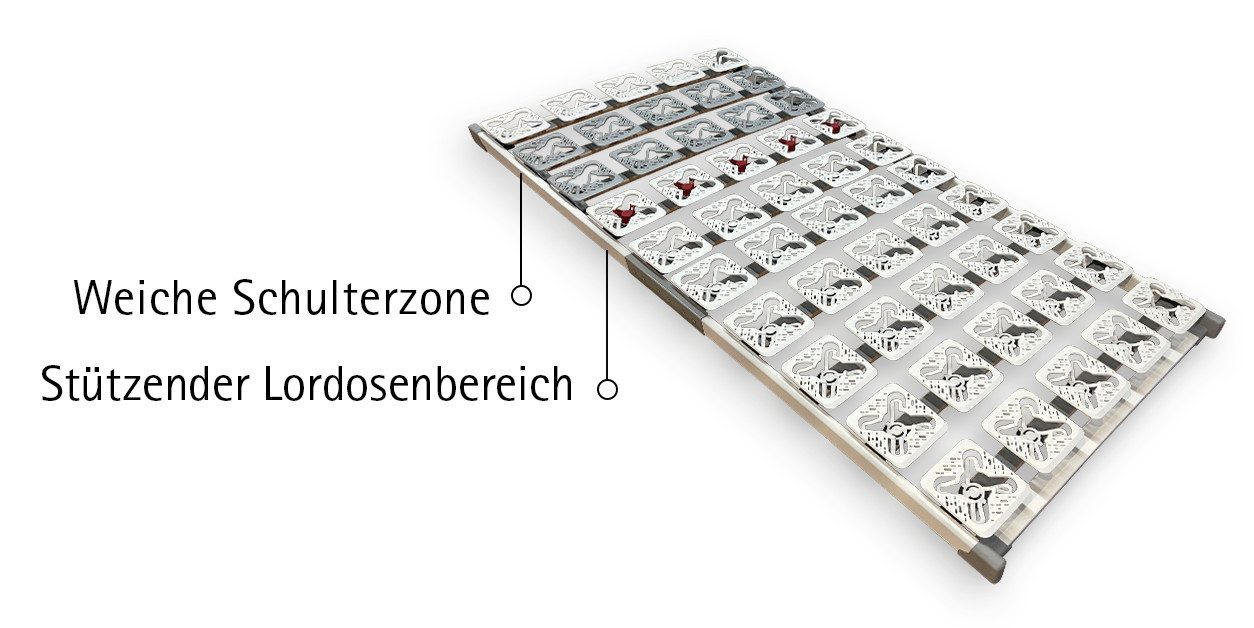Tellerlattenrost Froli Easy, Froli GmbH & Co. KG, Perfekte Körper und Druckentlastung für optimalen Schlafcomfort