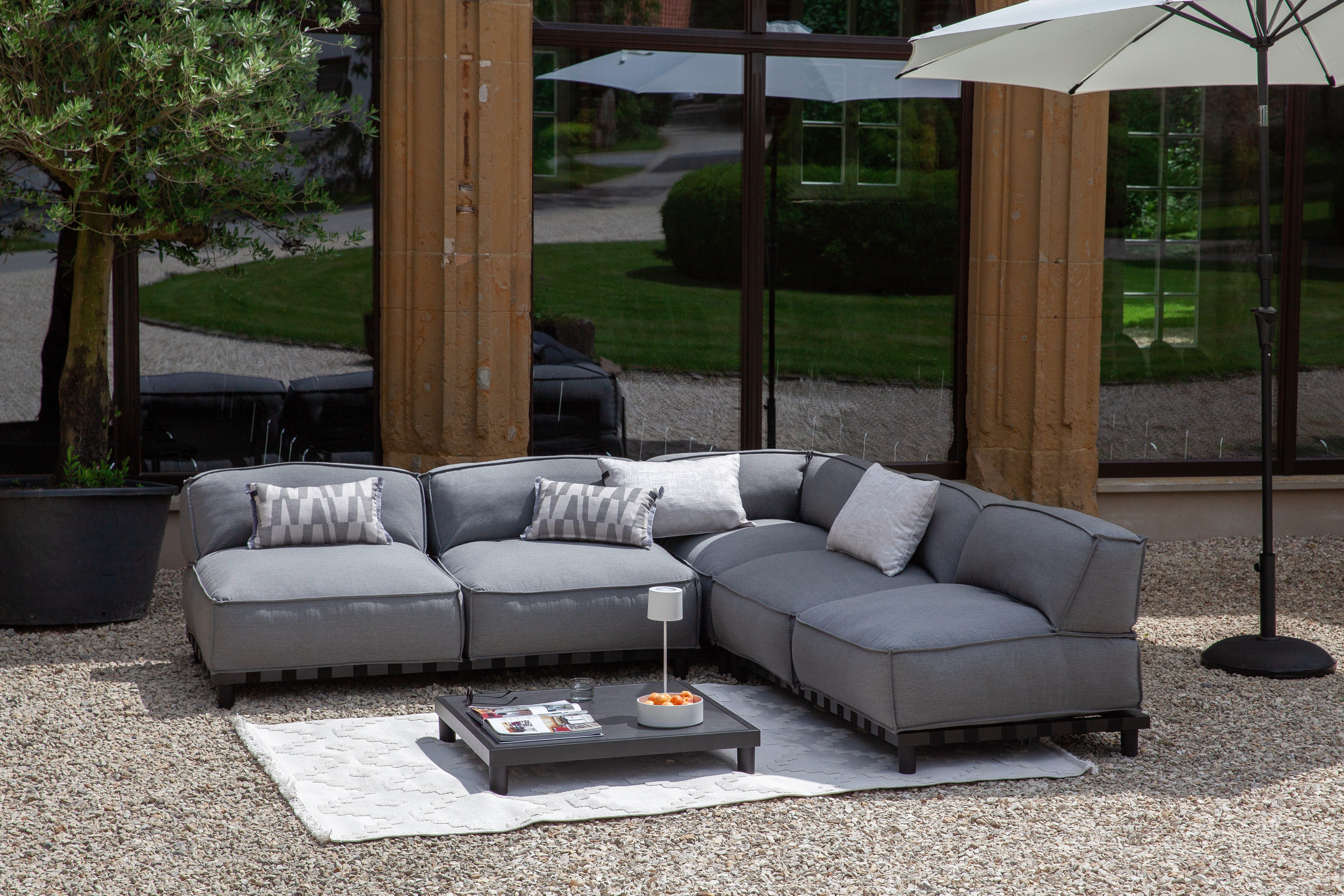 SCHÖNER WOHNEN-Kollektion Teppich Summer 6352, rechteckig, Höhe: 6 mm, In- und Outdoor geeignet, Hoch Tief Struktur, Robuster Teppich