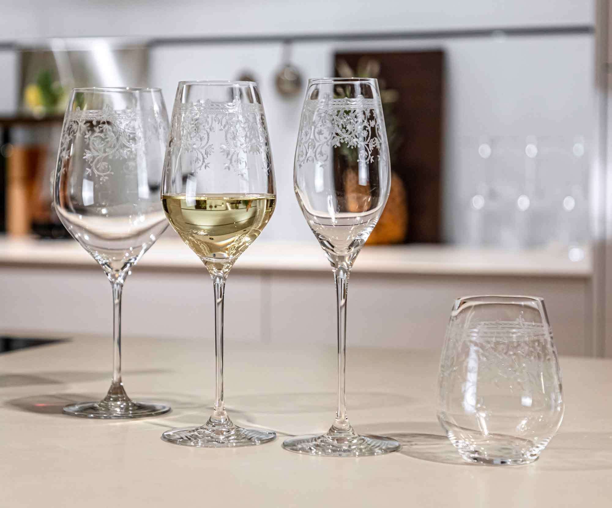 SPIEGELAU Rotweinglas Arabesque Bordeauxgläser 810 Glas ml 2er Set
