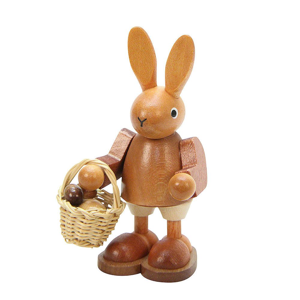 Christian Ulbricht Dekofigur Hase mit Eierkorb natur (9,0cm) von Christian Ulbricht