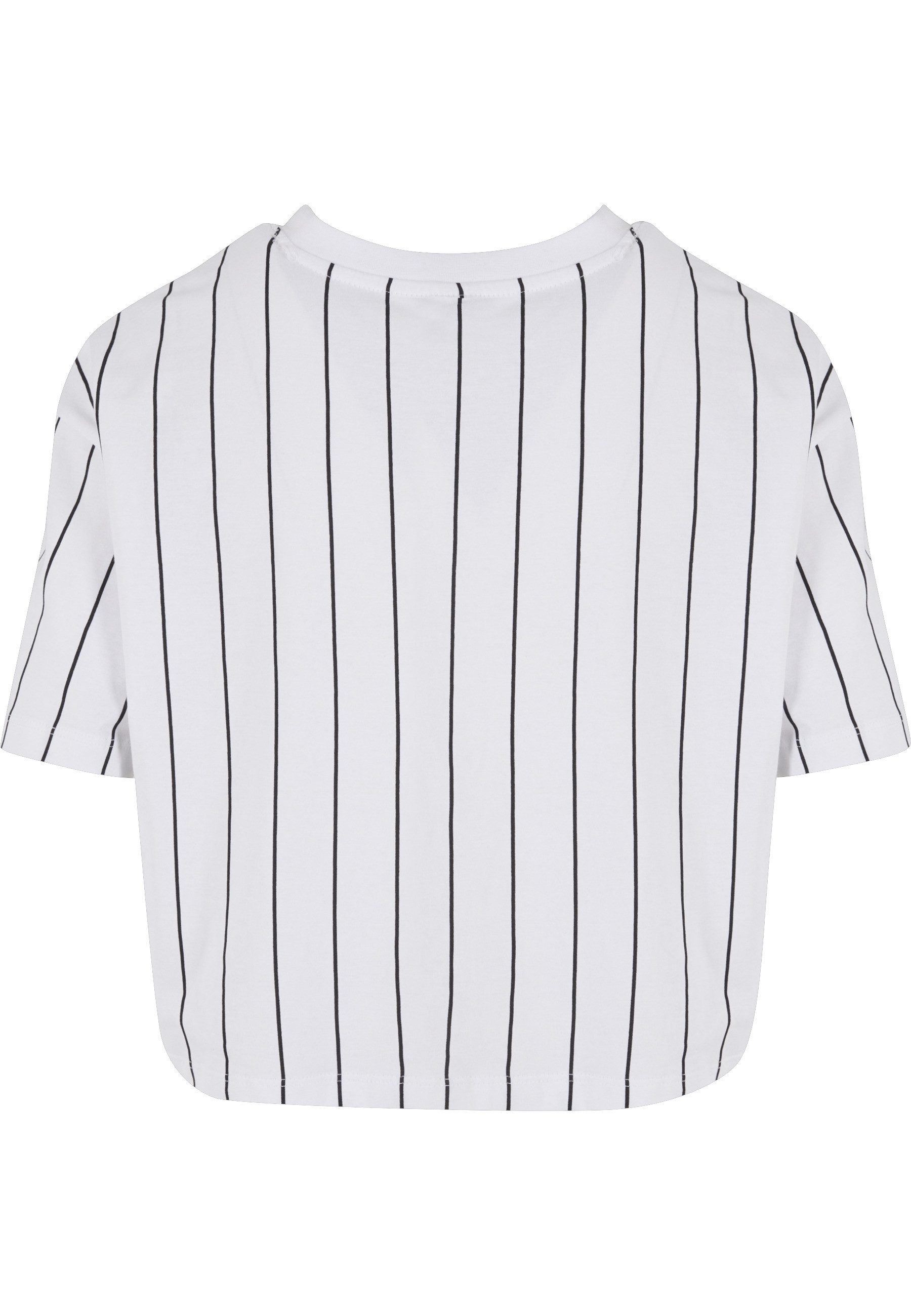 Karl Kani T-Shirt Karl Kani Damen Small Signature Essential Pinstripe Crop Tee (1-tlg)