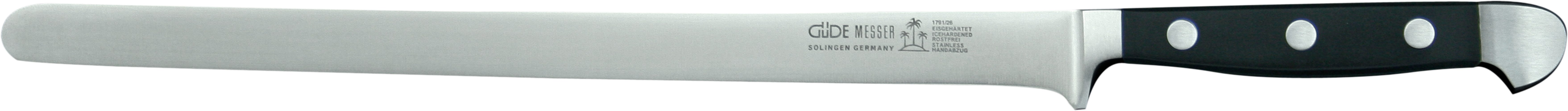 Güde Messer Solingen Lachsmesser Güde Alpha Lachsmesser 26cm