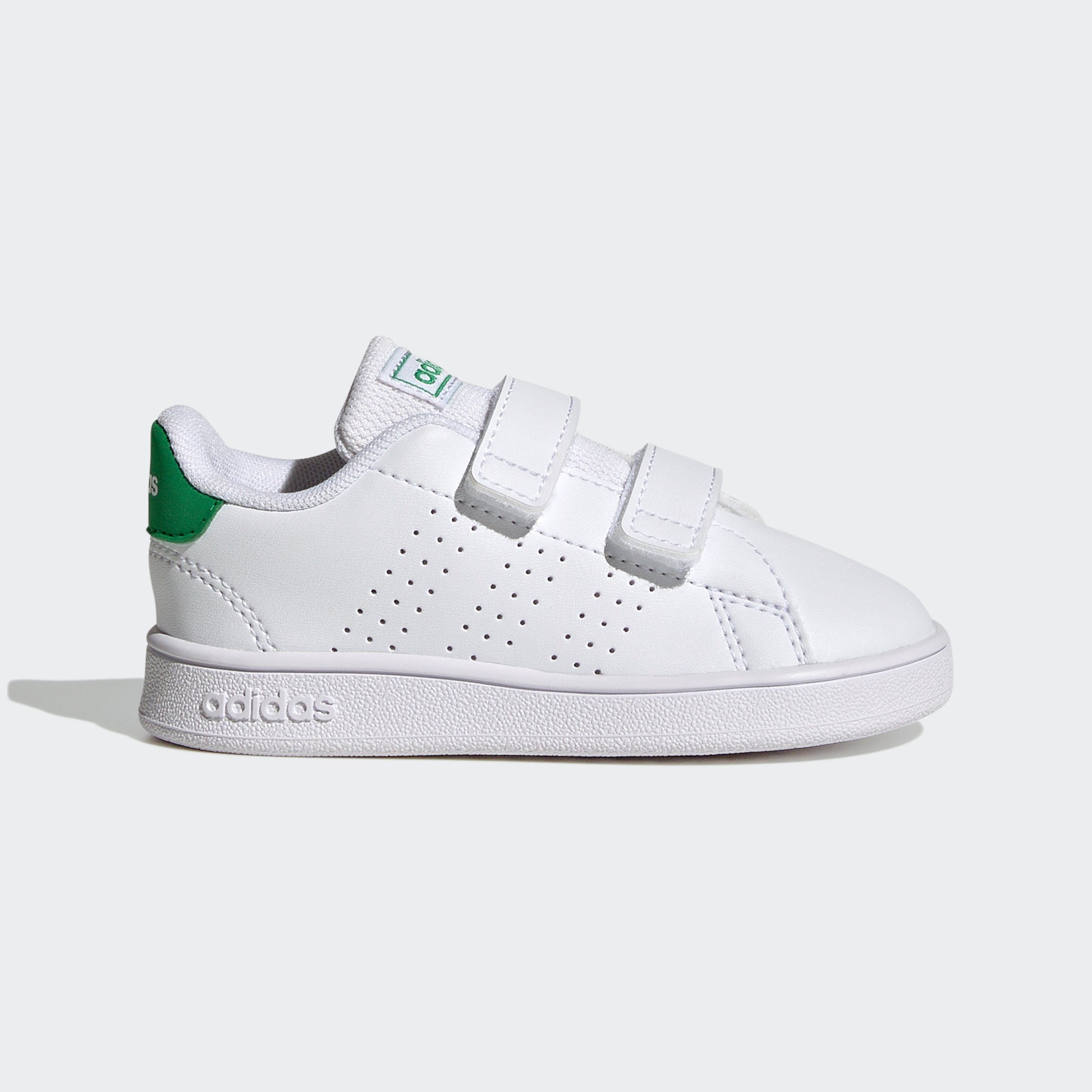 Green ADVANTAGE White Sportswear auf des / TWO Core / HOOK-AND-LOOP Sneaker adidas adidas Cloud Spuren Stan Smith COURT Design LIFESTYLE den Black
