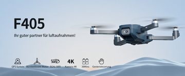FAKJANK F405 GPS Drohne mit Kamera Faltbare FPV RC Quadcopter Drohne (4K, mit Bürstenloser Motor Smart Rückkehr5GHzÜbertragungDrone für Anfänger)