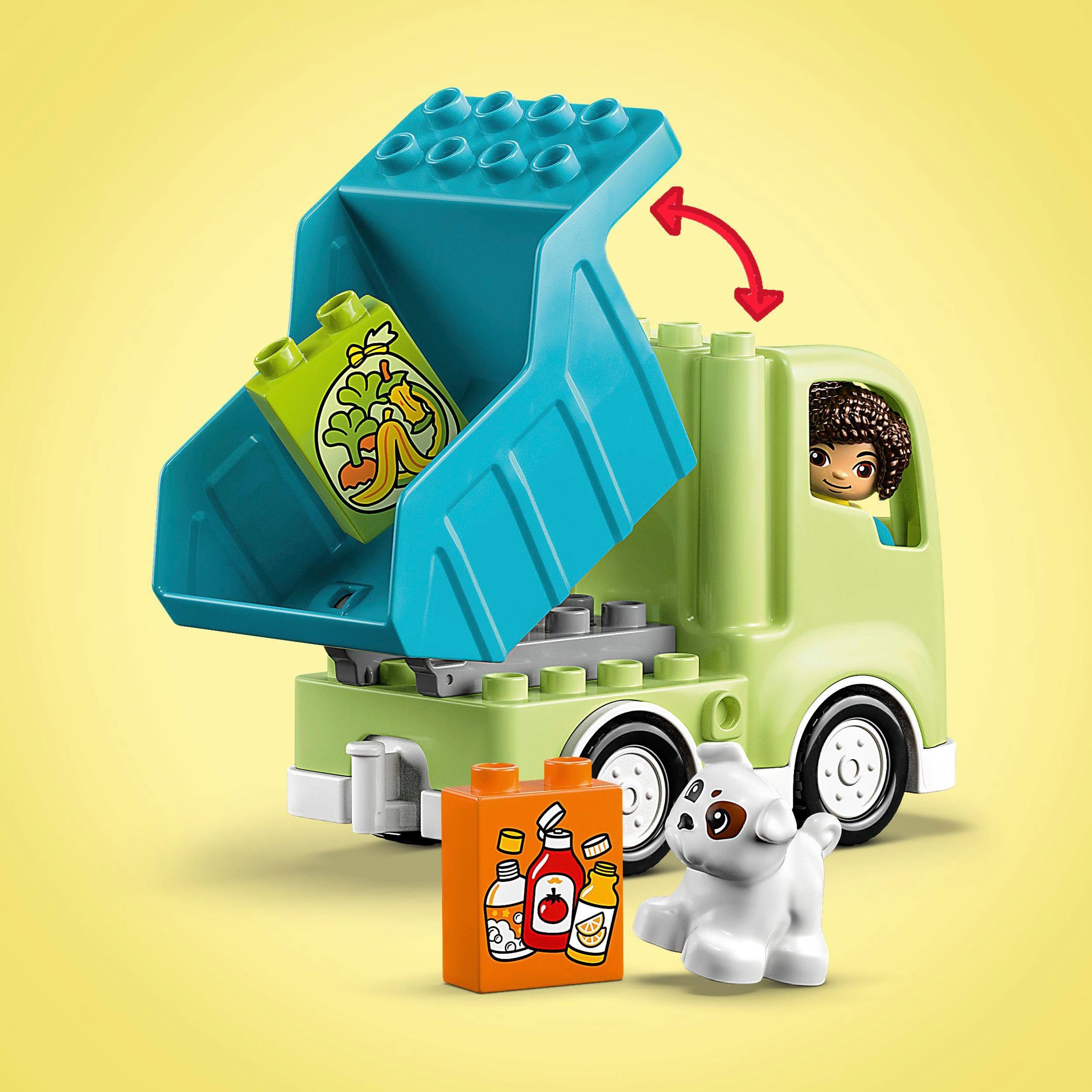 Recycling-LKW Made LEGO® St), Konstruktionsspielsteine (15 DUPLO, Europe in LEGO® (10987),