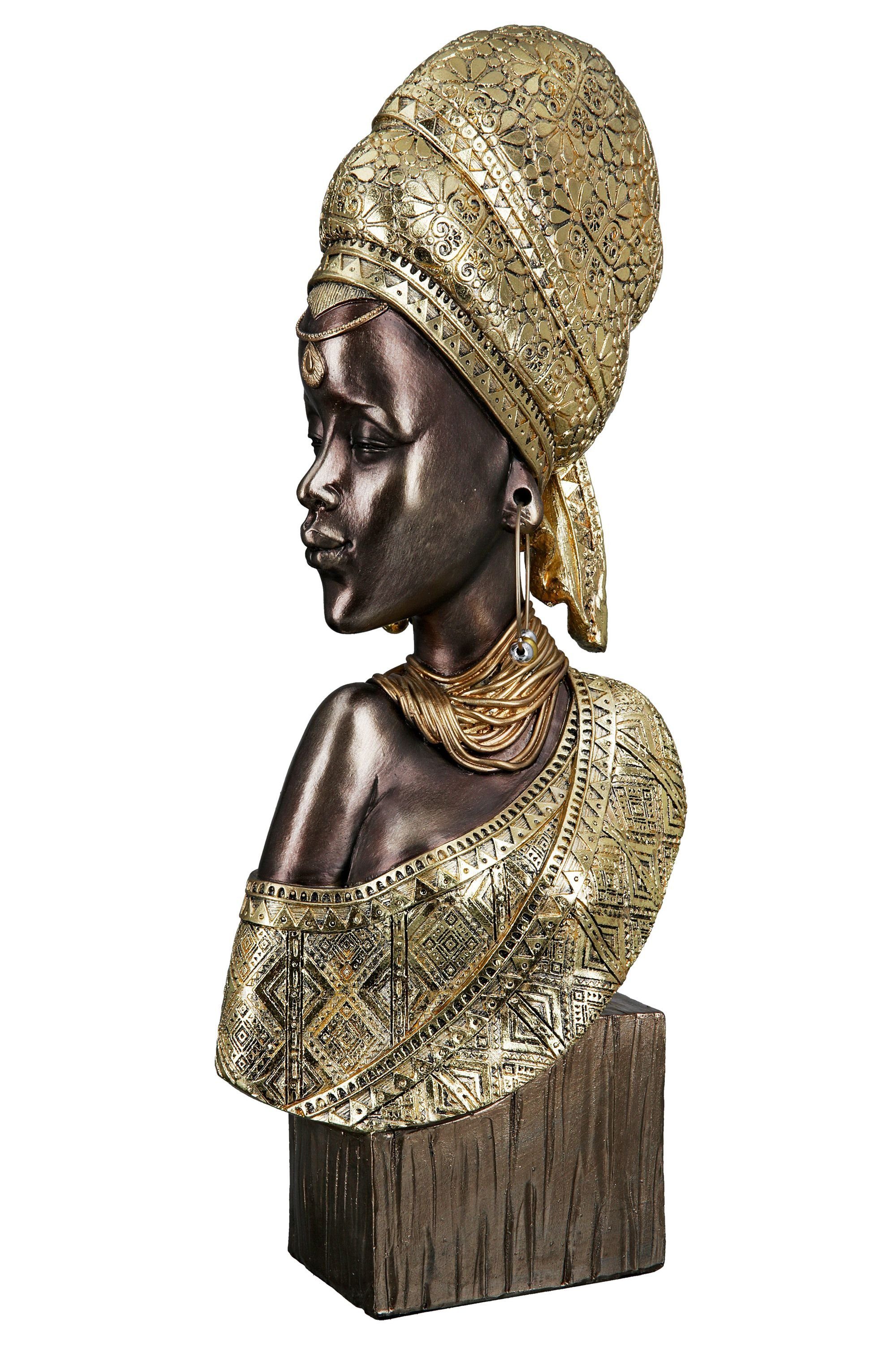 GILDE Afrikafigur Figur B. x 15cm Maße: St), (1 7,5cm x 42cm Shari H. T