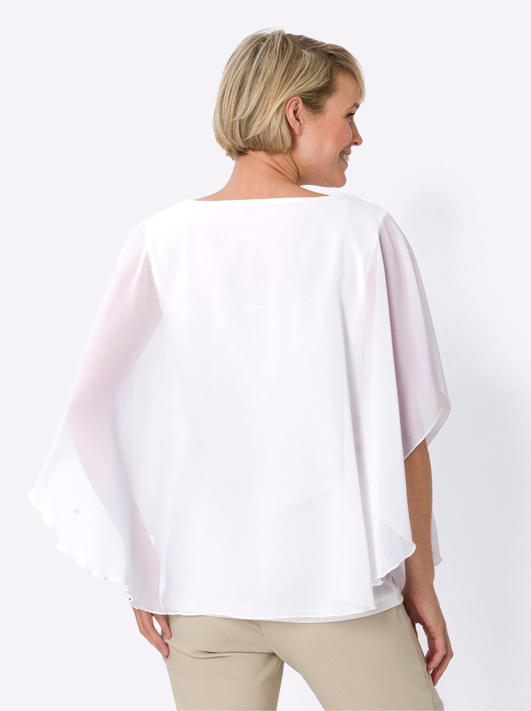 Sieh an! Klassische Bluse Georgettebluse günstig online kaufen
