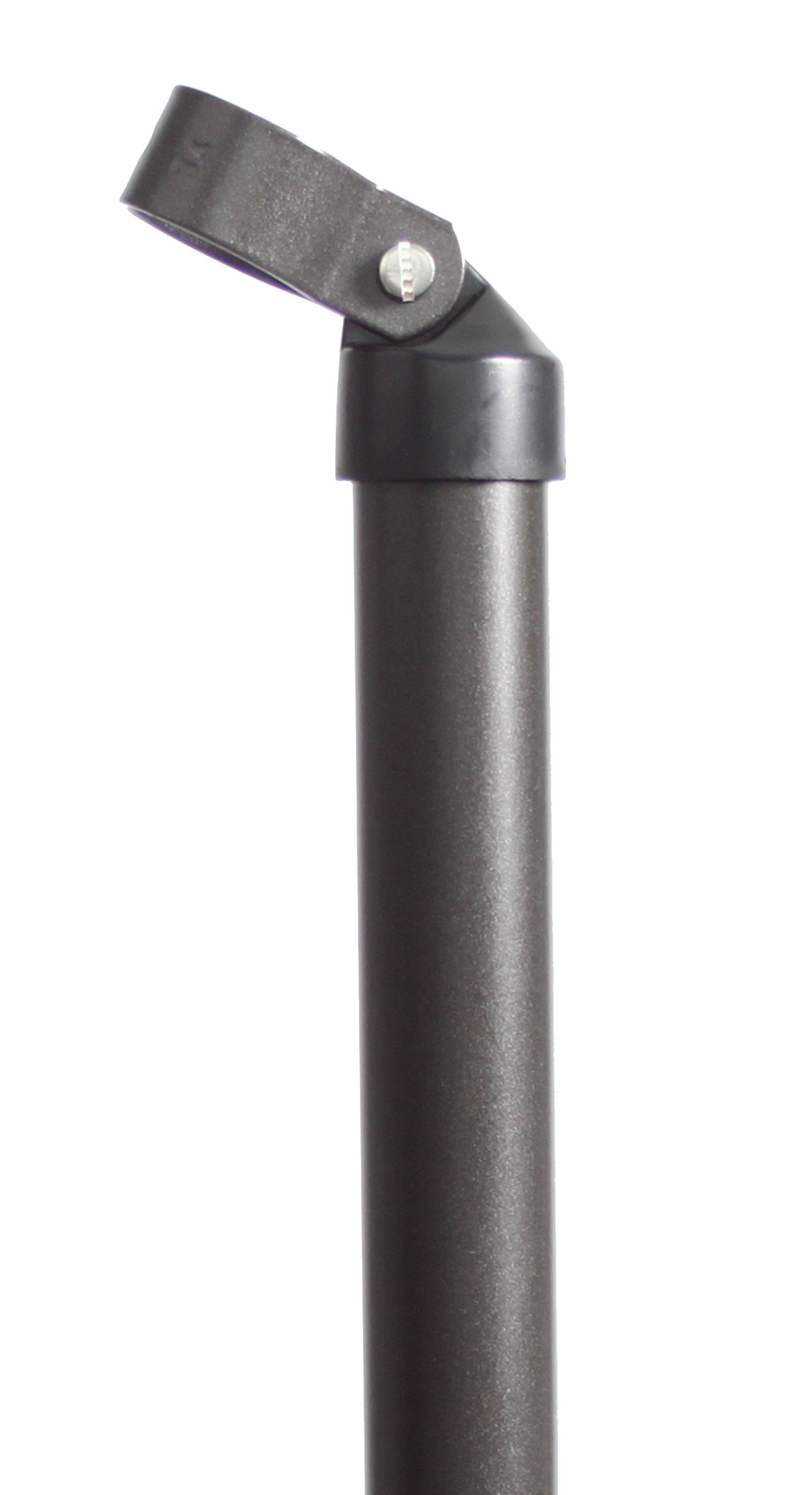 Alberts Kabelschelle Alberts 623067 Strebe, zinkphosphatiert, anthrazit-metallic kunststoff, Zaunstrebe Zaunpfahl Maschendrahtzaun/ FixClip Zaun Pfosten Drahthalte