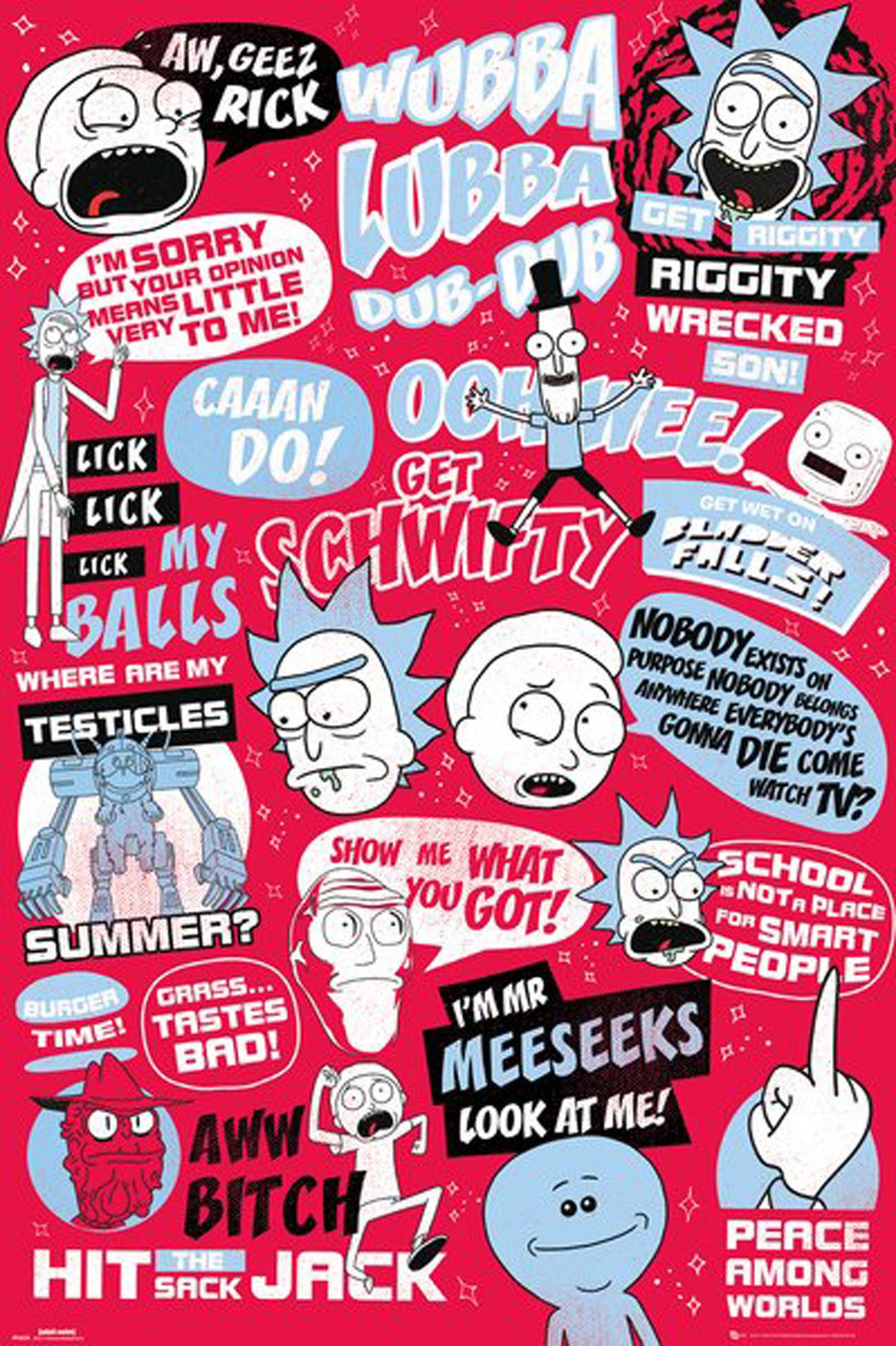 Poster Rick & Morty - Poster - Quotes