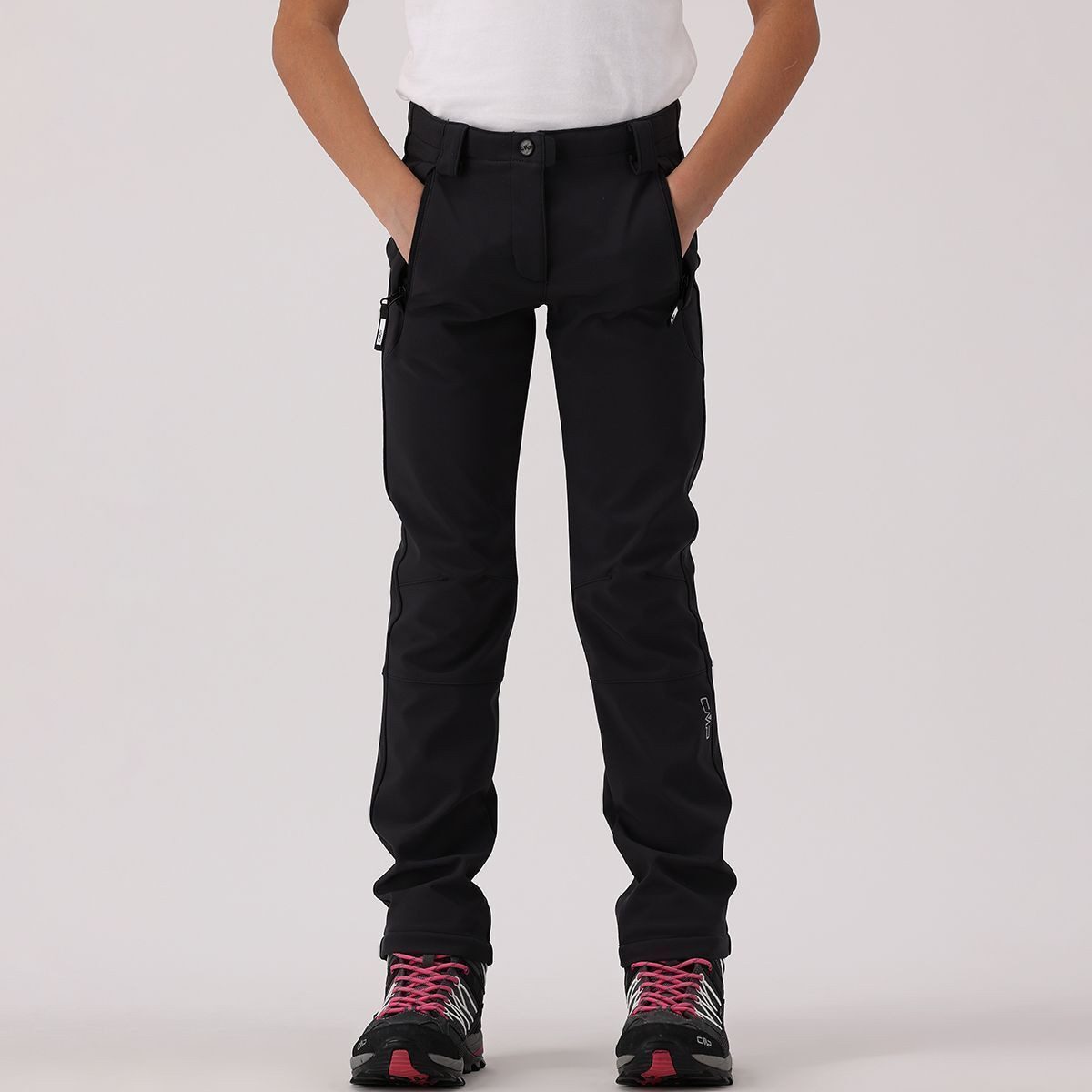 CMP Outdoorhose KID G Long Pant Komfortable, wasserdichte Kinderhose aus Softshell mit Fleecefutter – Bild 4 von 5