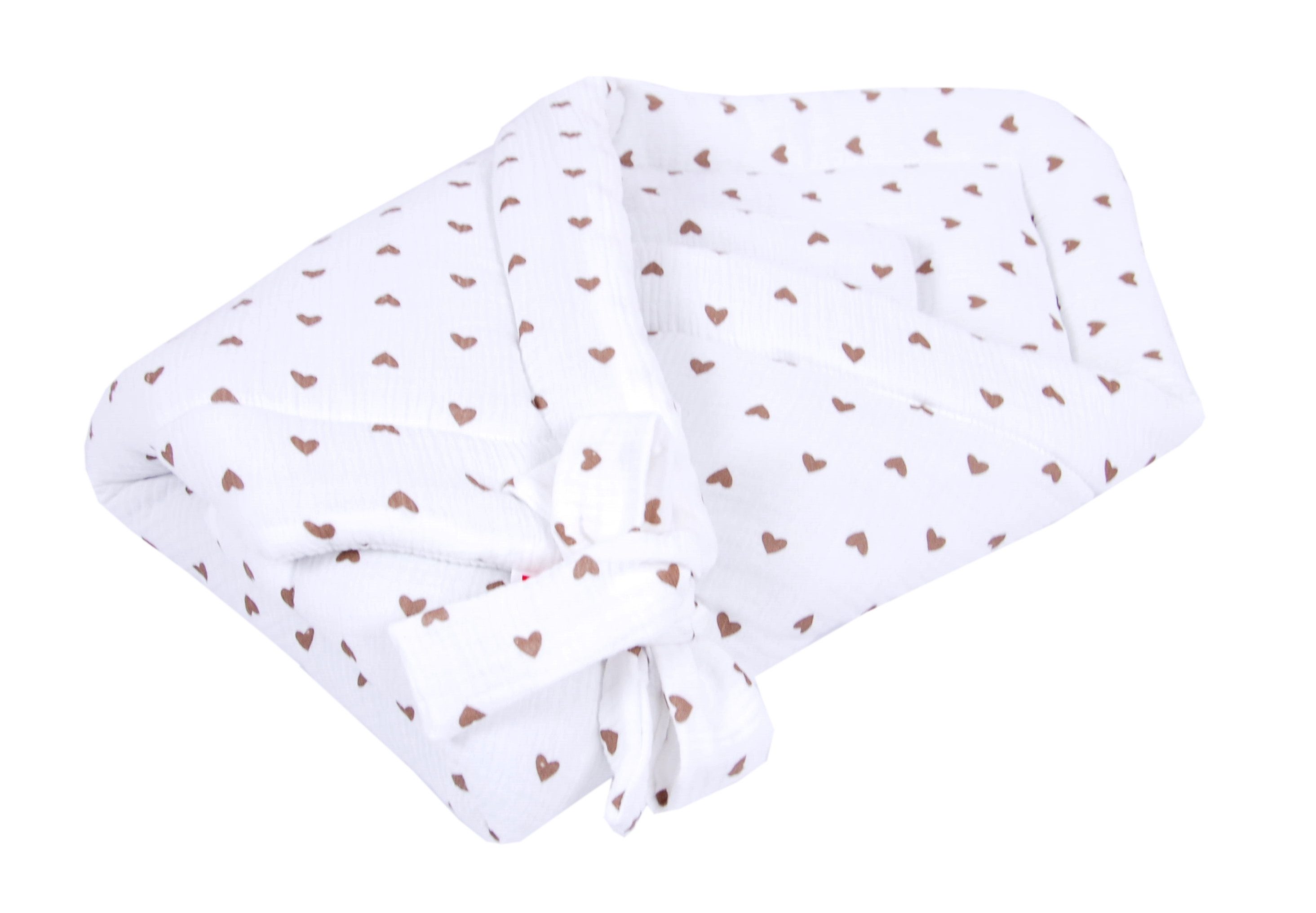 Einschlagdecke BABYLUX Einschlagdecke Musselin BABYHÖRNCHEN 75 x 75 cm Neugeborene