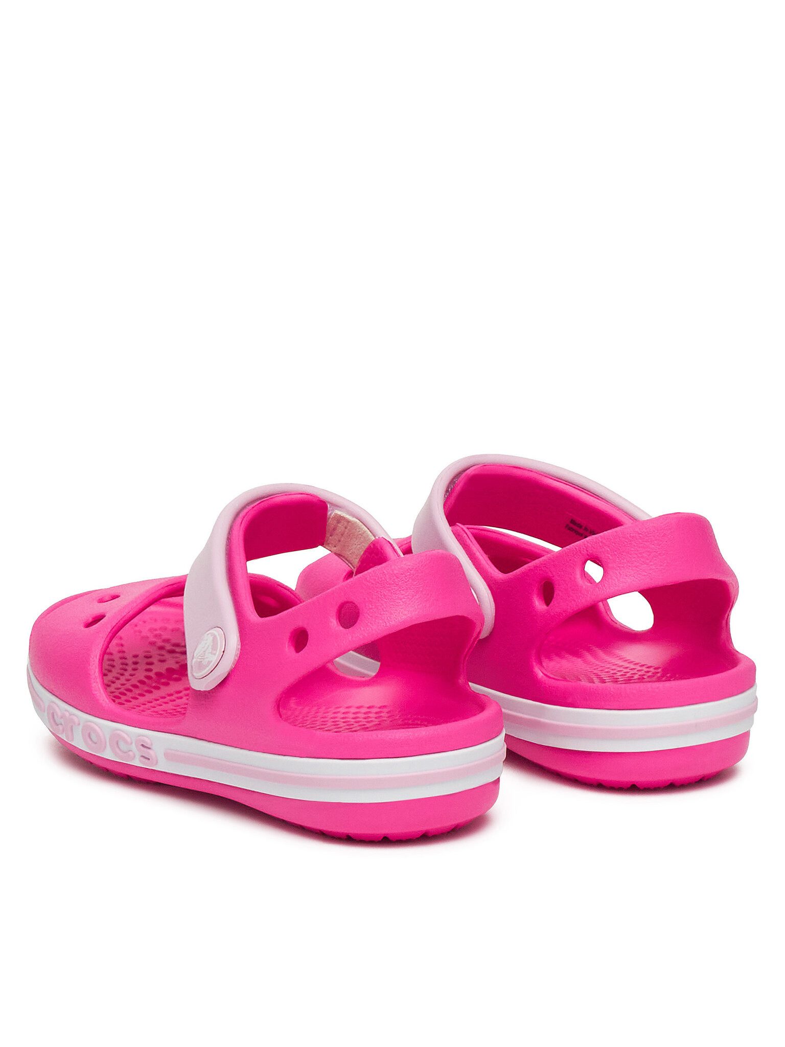 Crocs Crocs Mädchen Sandalen Crocs-BAYABAND SANDAL T 211055-6QQ Rosa Rosa Sandale