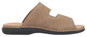 Rieker Pantolette, Sommerschuh, Schlappen, Klettschuh, mit Leder-Innensohle