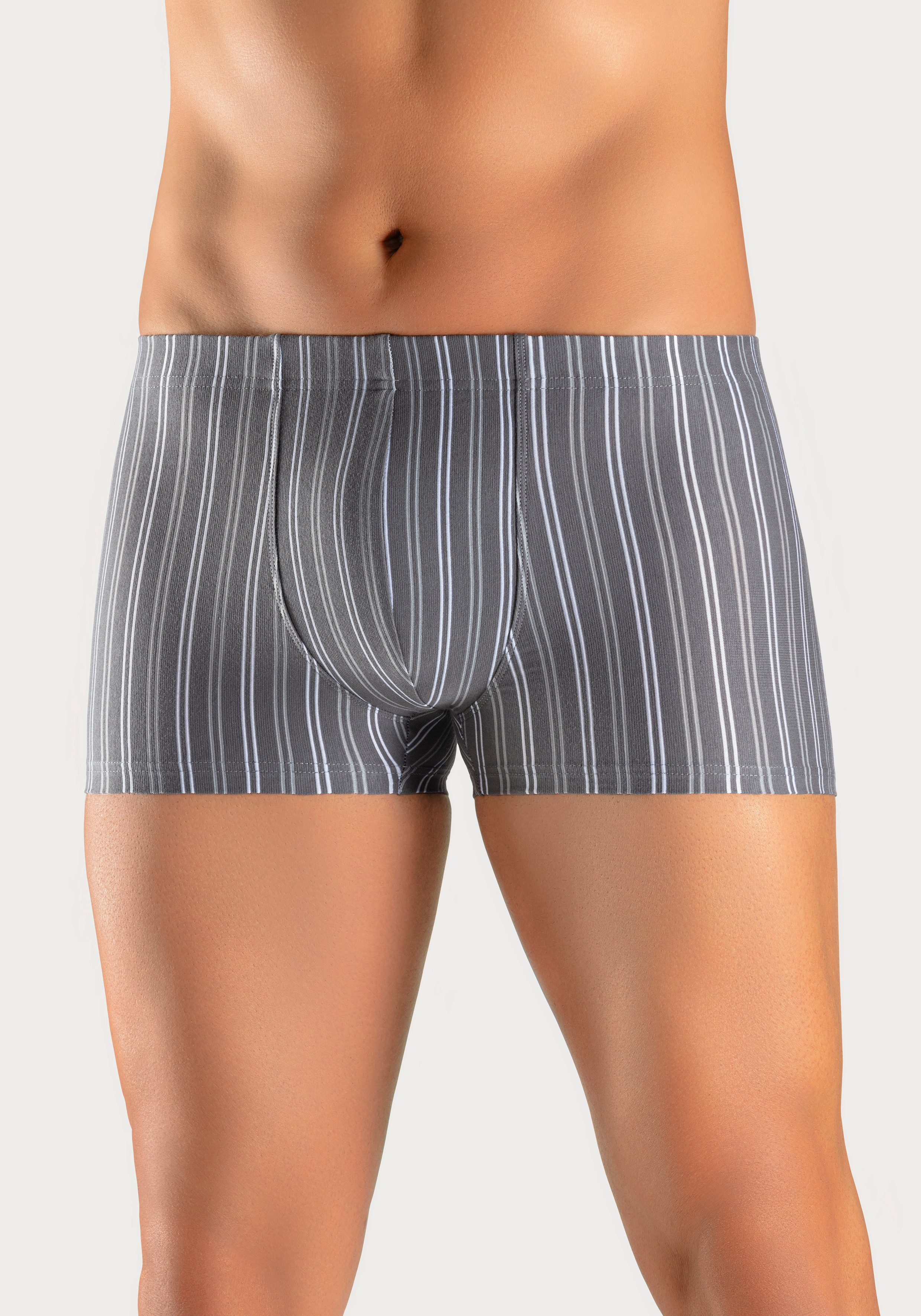 le jogger® Boxer Boxershorts für Herren (Packung, 3-St) mit garngefärbten Streifen – Bild 2 von 5