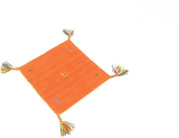Wollteppich Gabbeh Teppich Agra, morgenland, quadratisch, Höhe: 14 mm, Kurzflor