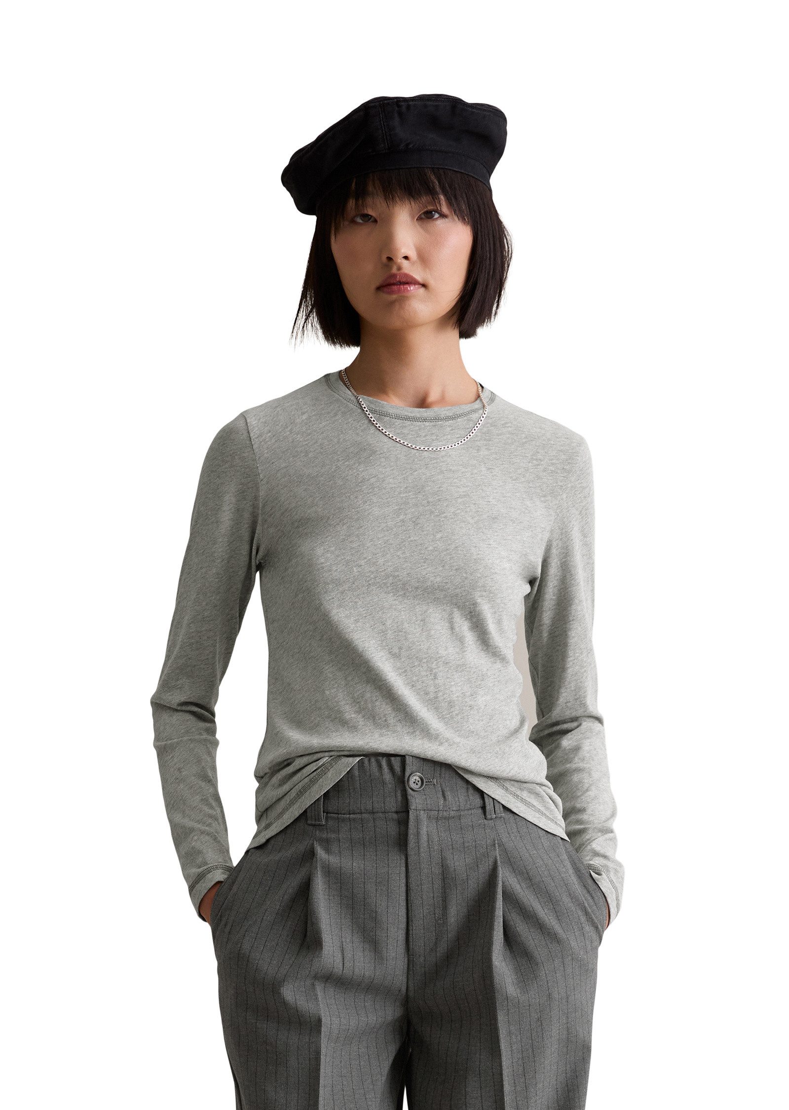 Marc O'Polo DENIM Langarmshirt aus besonders weichem Jersey günstig online kaufen