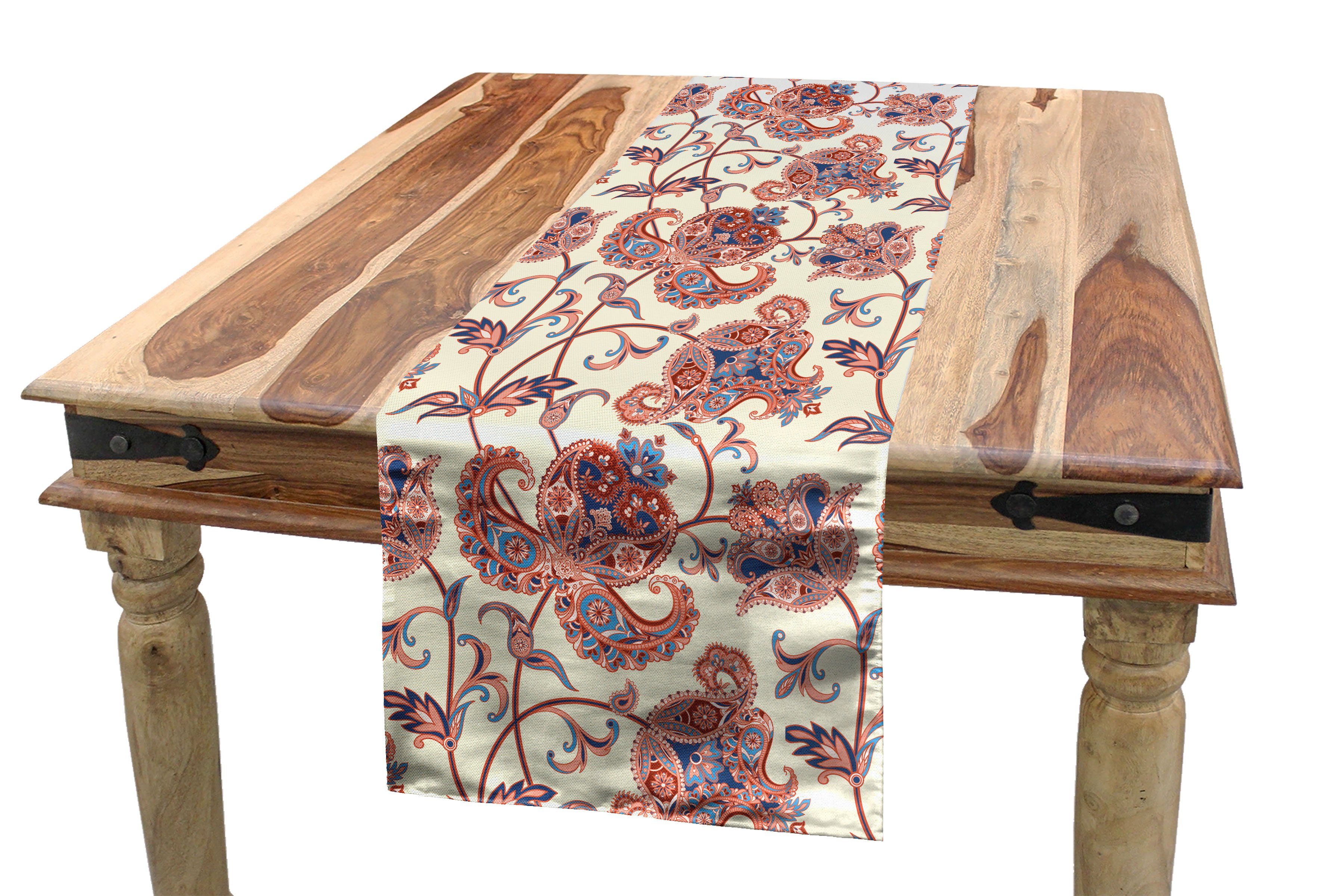 Abakuhaus Tischläufer Esszimmer Küche Rechteckiger Dekorativer Tischläufer, traditionell Paisley Boho