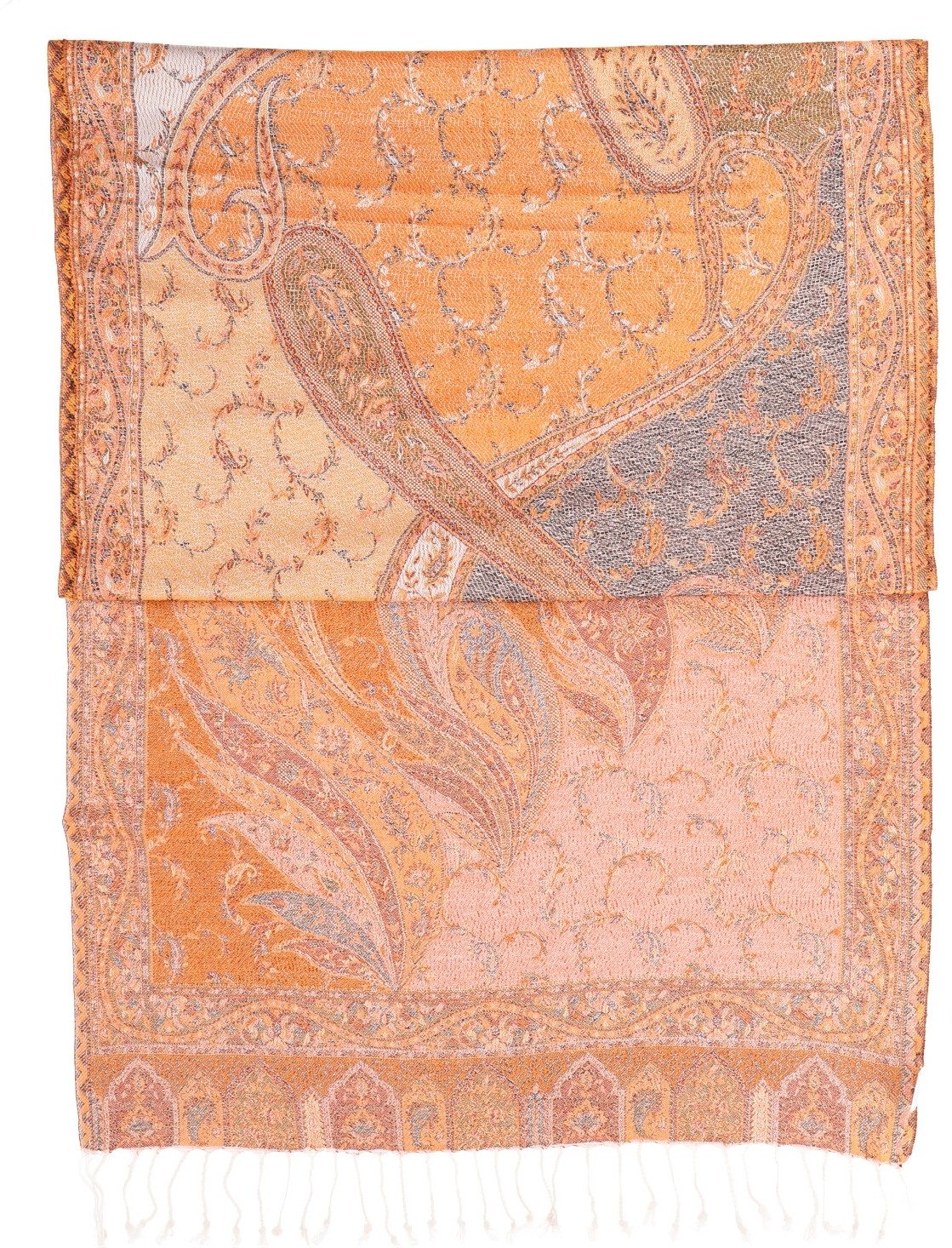 Guru-Shop Halstuch Indischer Schal, Stola mit Paisley Muster,..