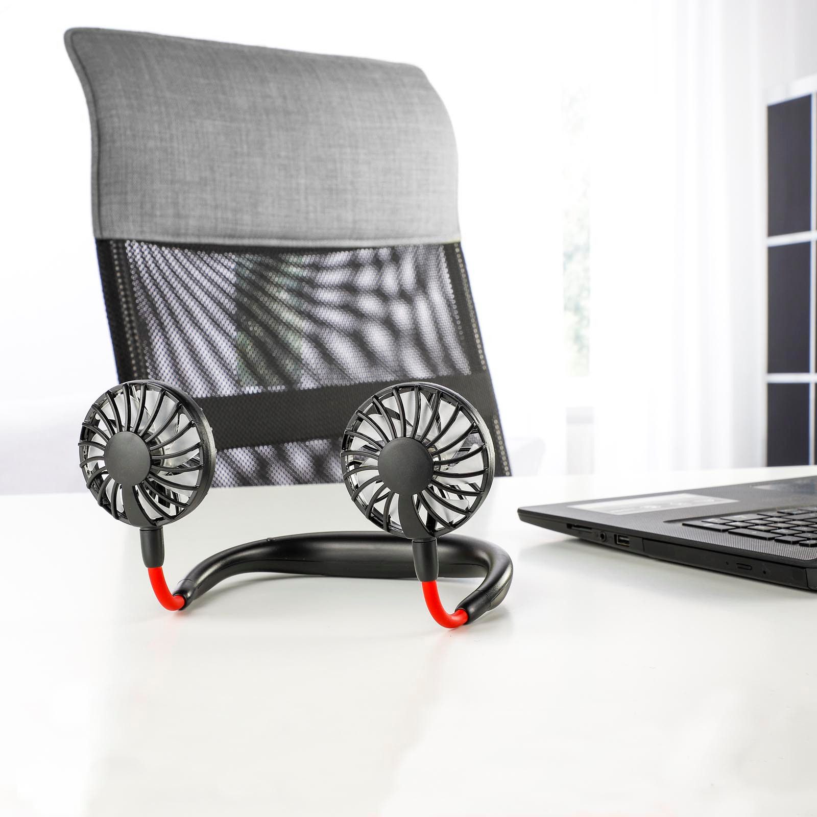 HAC24 Umhängeventilator Mini Akku Nackenventilator Hals günstig online kaufen