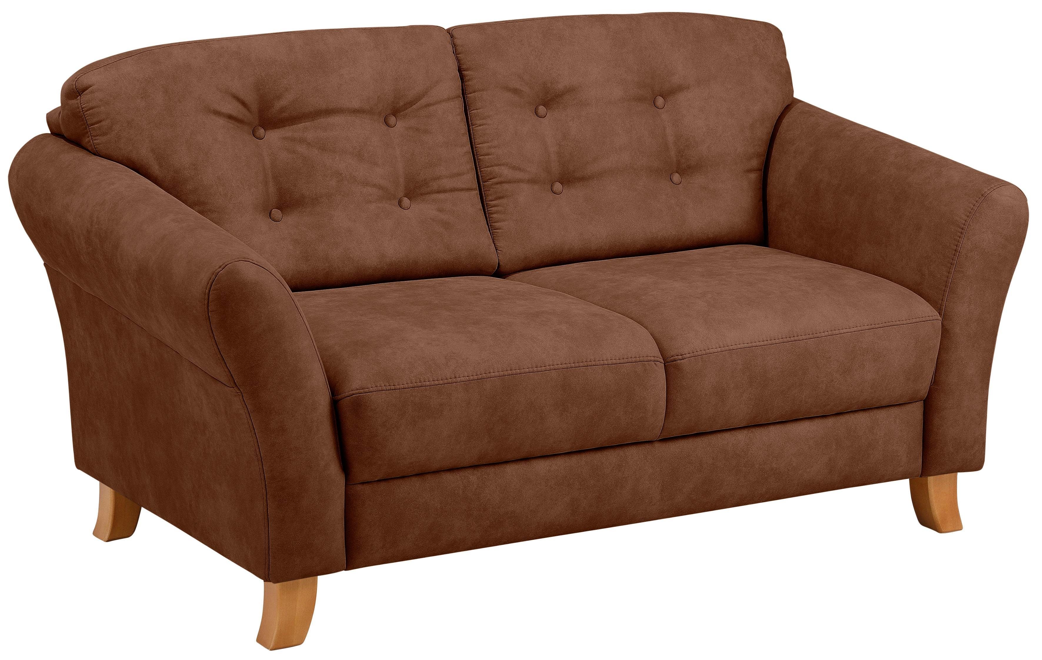 Home affaire 3-Sitzer "Trondheim" mit Federkern, Knopfheftung im Rücken günstig online kaufen