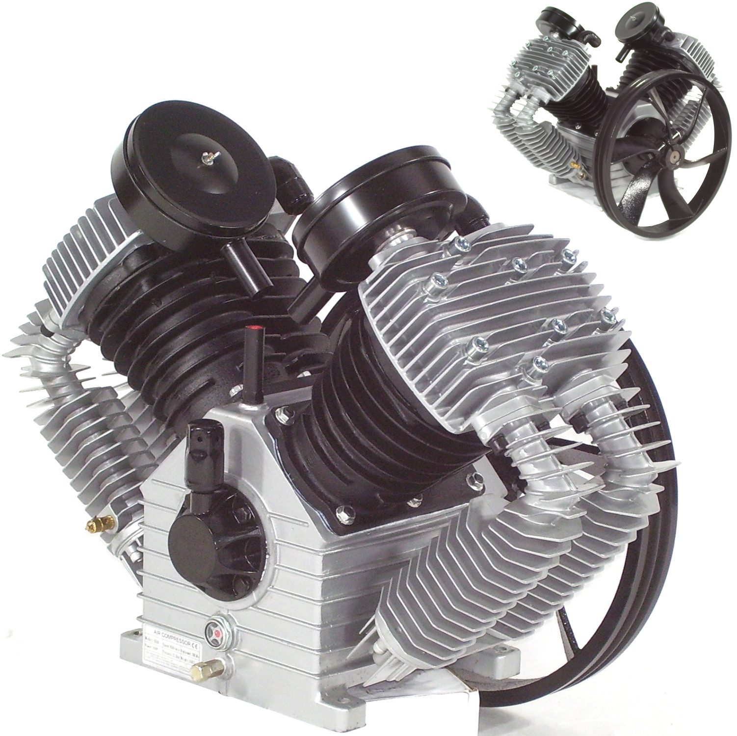Apex Kompressor Kompressor Aggregat 1380L 12.5bar Kolbenkompressor 05139, 1-tlg.